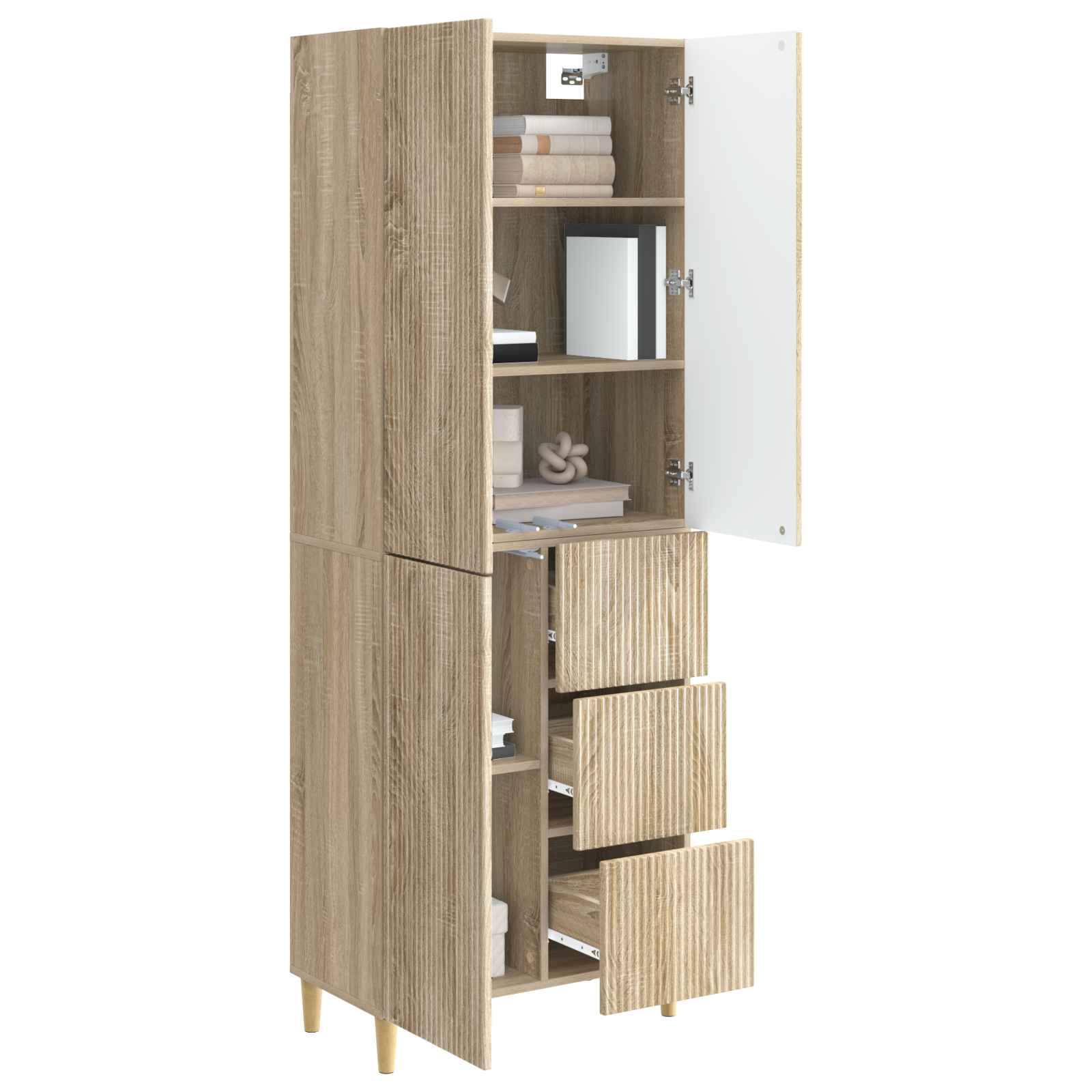 Ensemble de Meubles 2 pcs 66 x 34,5 x 90 cm Bois d'ingénierie - XIOS