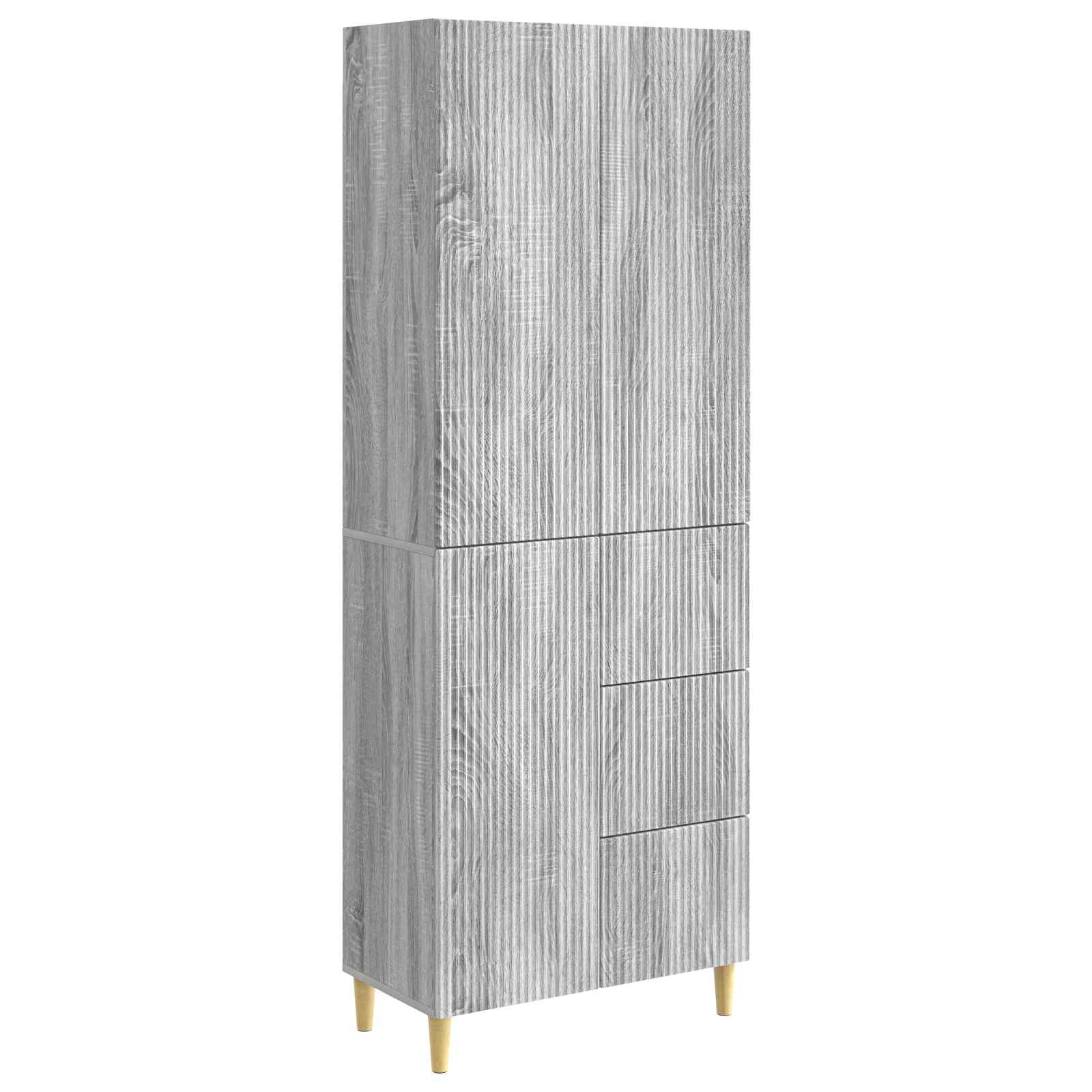 Ensemble de Meubles 2 pcs Sonoma gris 66 x 34,5 x 90 cm - XIOS