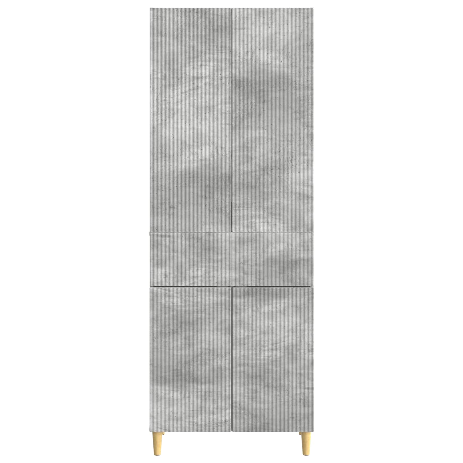 Ensemble de Meubles 2 pcs Gris béton 66 x 34,5 x 90 cm - XIOS
