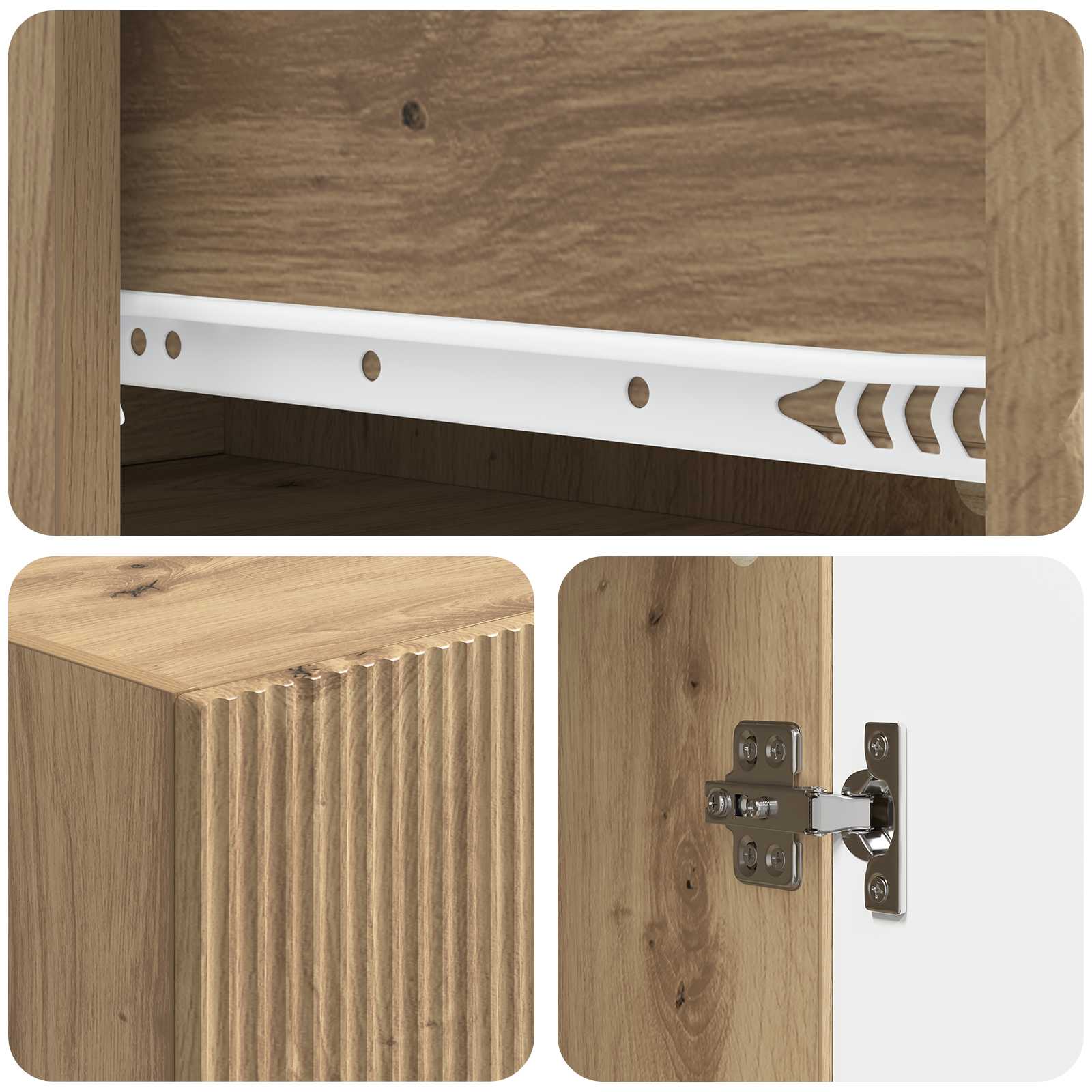 Ensemble de Meubles 2 pcs 66 x 34,5 x 90 cm Bois d'ingénierie - XIOS