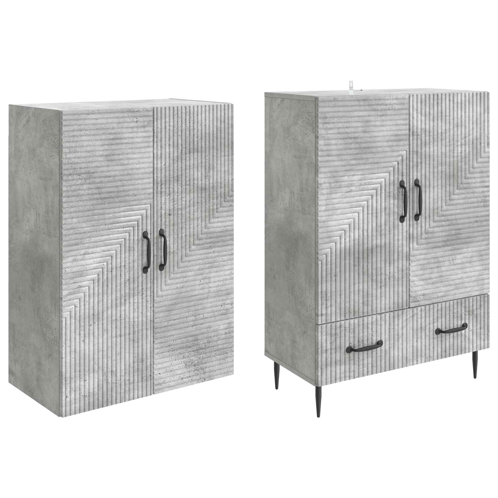 Ensemble de Meubles 2 pcs 66 x 34,5 x 95 cm Bois d'ingénierie - XIOS
