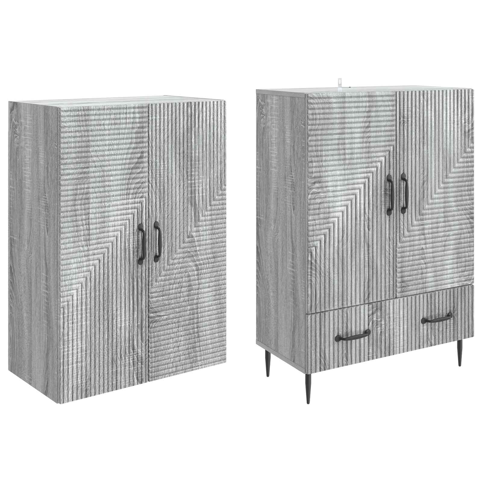 Ensemble de Meubles 2 pcs 66 x 34,5 x 95 cm Bois d'ingénierie - XIOS