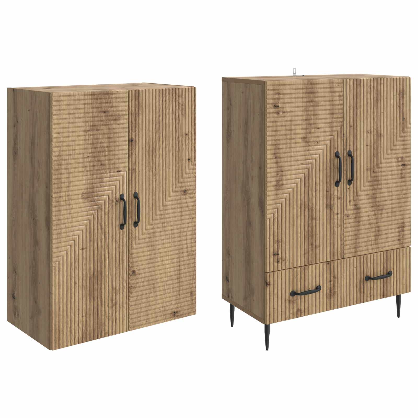 Ensemble de Meubles 2 pcs 66 x 34,5 x 95 cm Bois d'ingénierie - XIOS