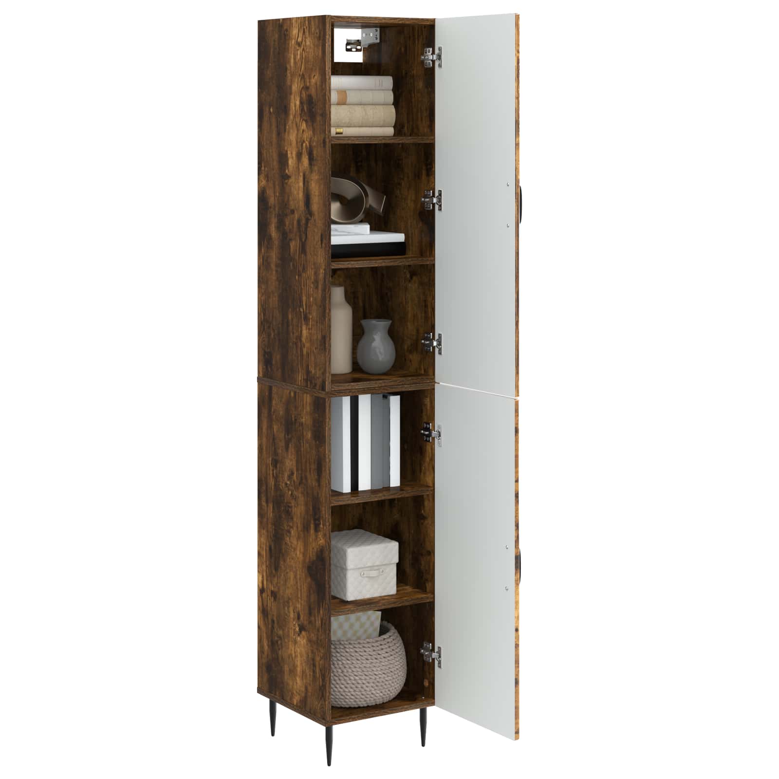 Ensemble de Meubles 2 pcs Chêne fumé 33 x 34,5 x 89,5 cm