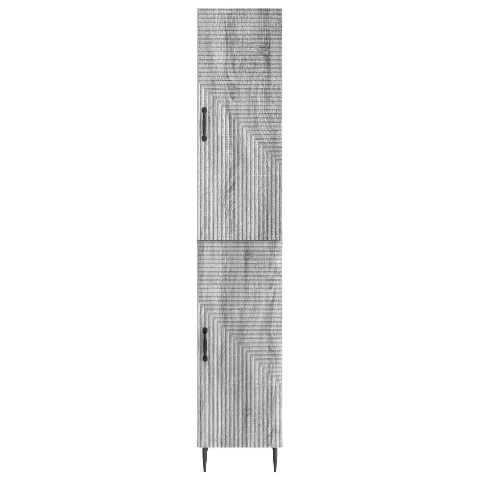 Ensemble de Meubles 2 pcs Sonoma gris 33 x 34,5 x 89,5 cm