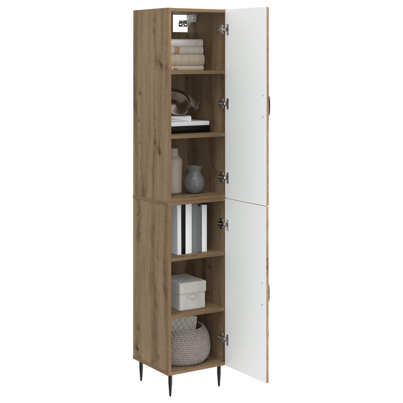 Ensemble de Meubles 2 pc Chêne artisanal Bois d'ingénierie