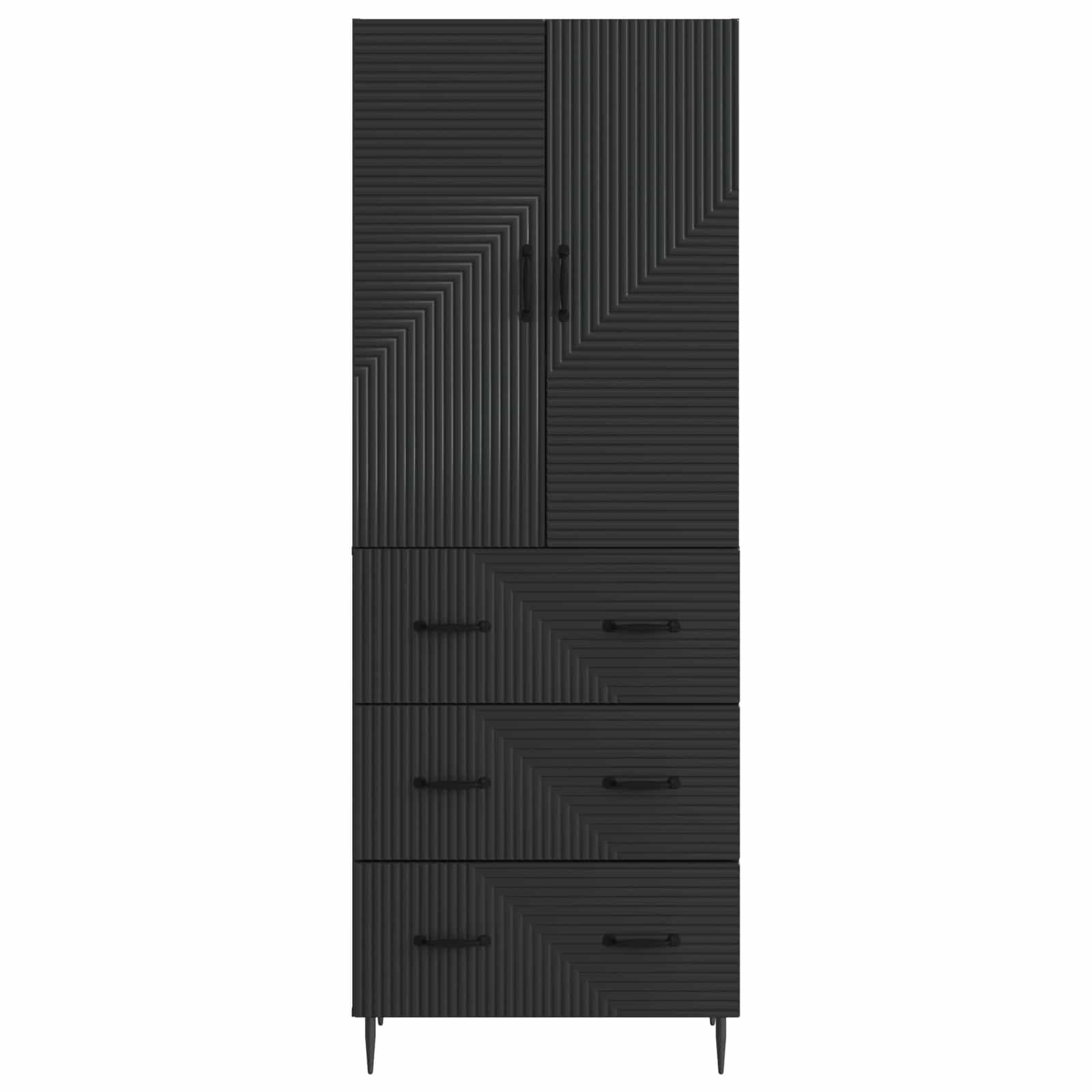 Ensemble de Meubles 2 pcs Noir 66 x 34,5 x 90 cm - XIOS