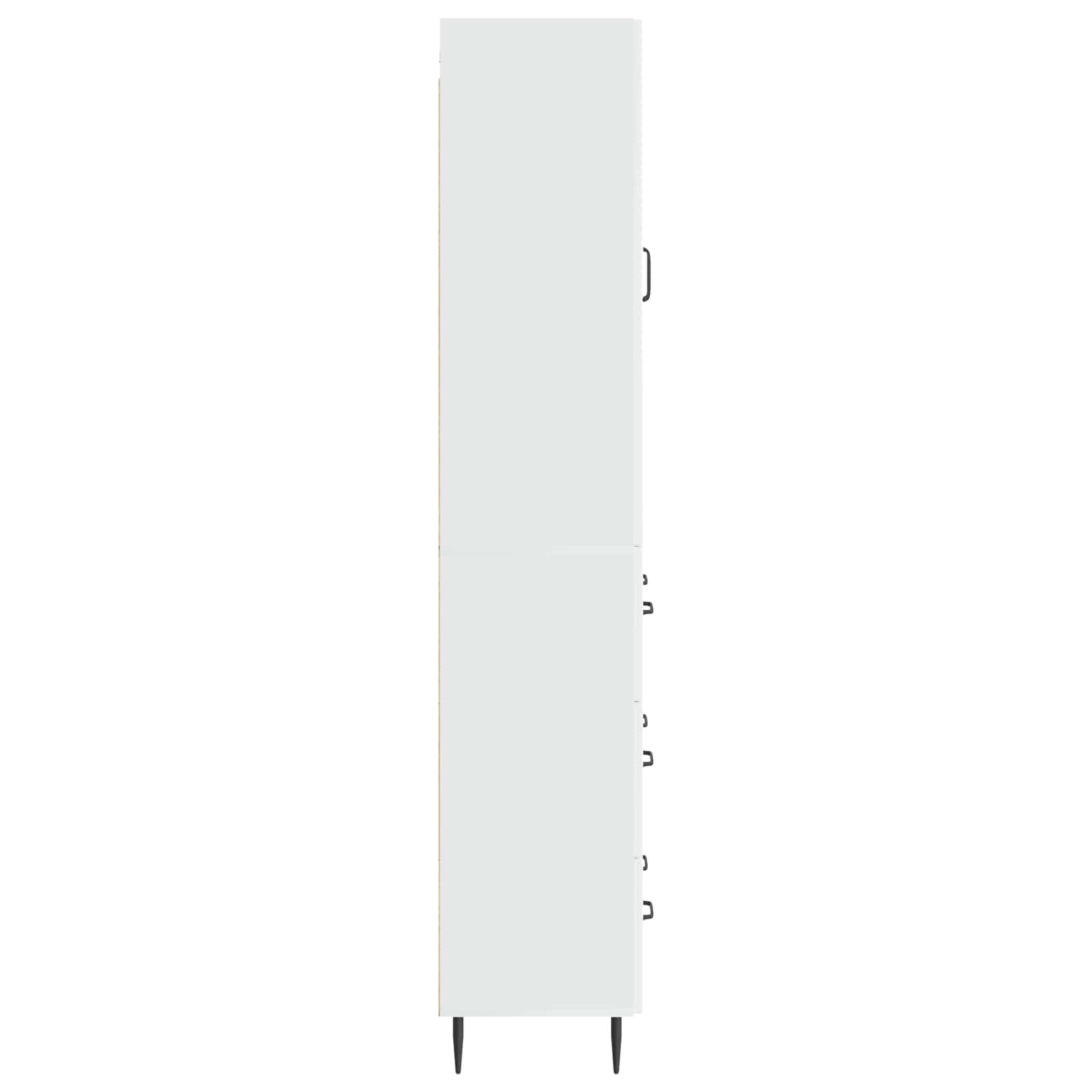Ensemble de Meubles 2 pcs Blanc brillant 66 x 34,5 x 90 cm - XIOS