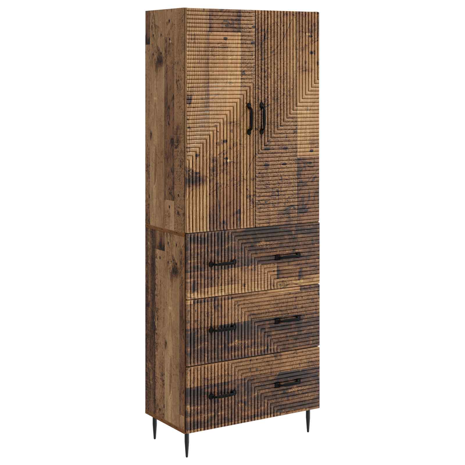 Ensemble de Meubles 2 pcs Bois ancien 66 x 34,5 x 90 cm - XIOS