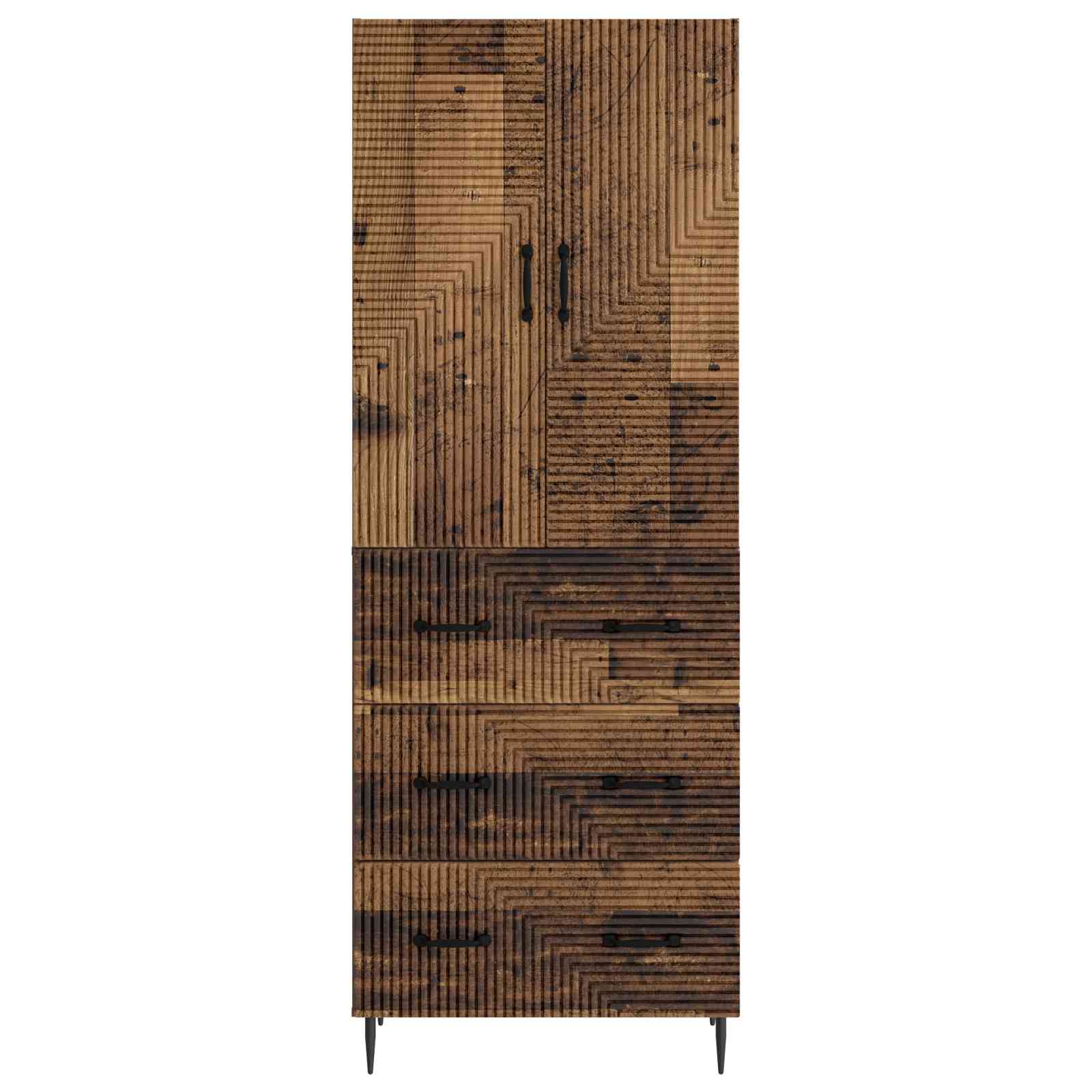 Ensemble de Meubles 2 pcs Bois ancien 66 x 34,5 x 90 cm - XIOS