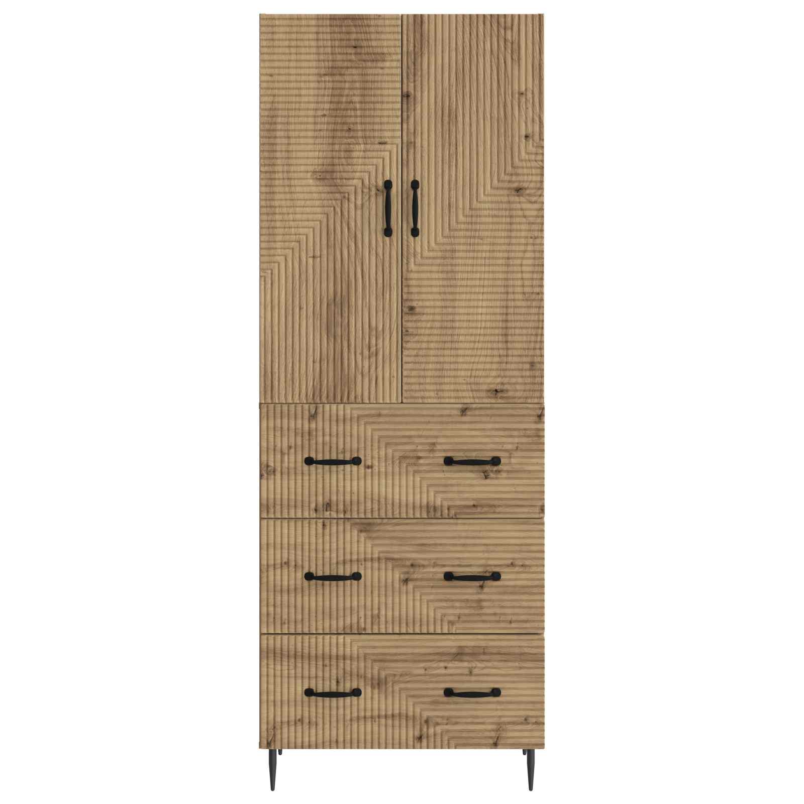 Ensemble de Meubles 2 pcs Chêne artisanal 66 x 34,5 x 90 cm - XIOS