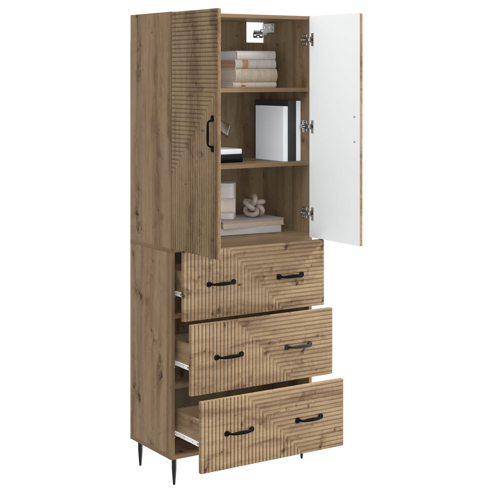 Ensemble de Meubles 2 pcs Chêne artisanal 66 x 34,5 x 90 cm - XIOS