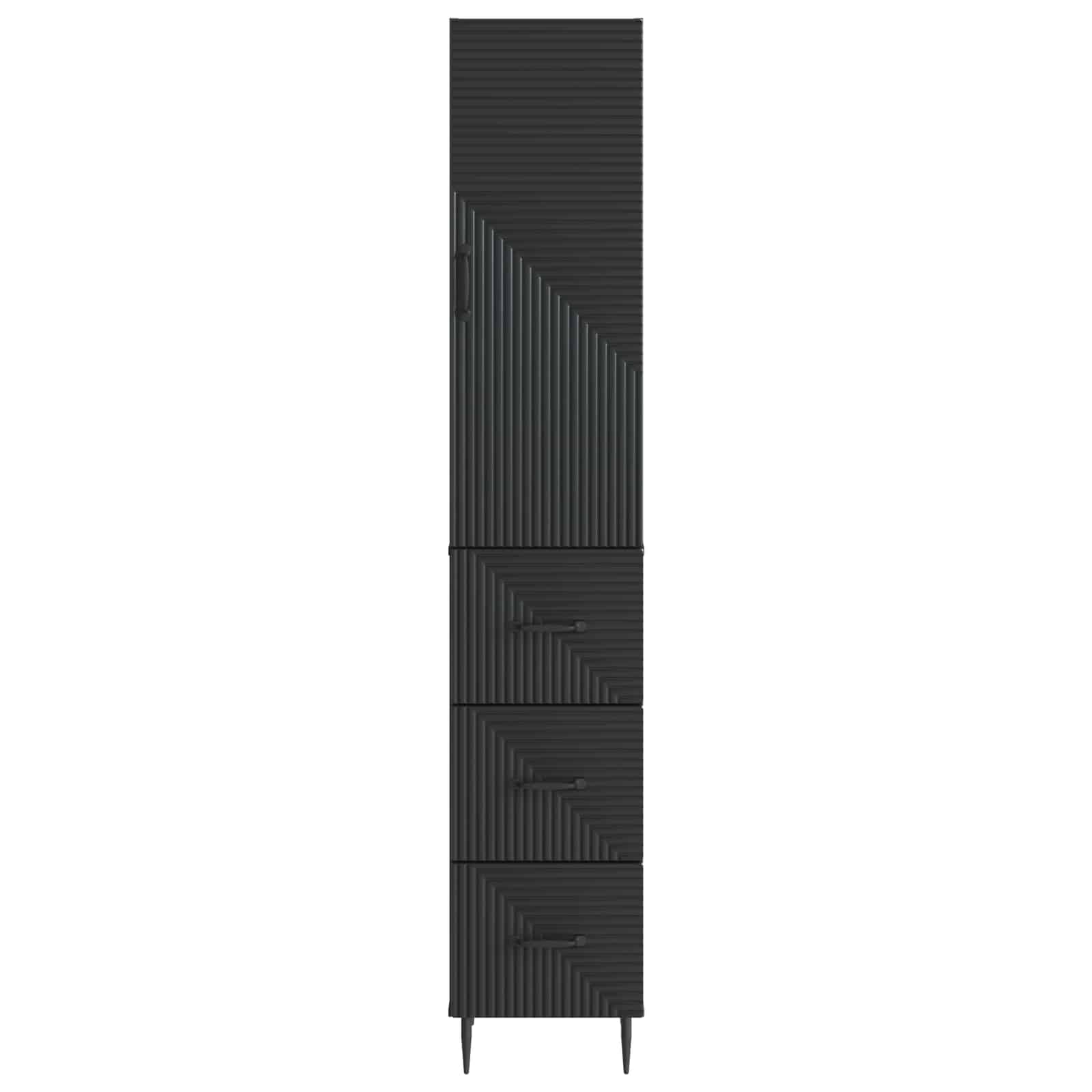 Ensemble de Meubles 2 pcs Noir 33 x 34,5 x 90 cm - XIOS