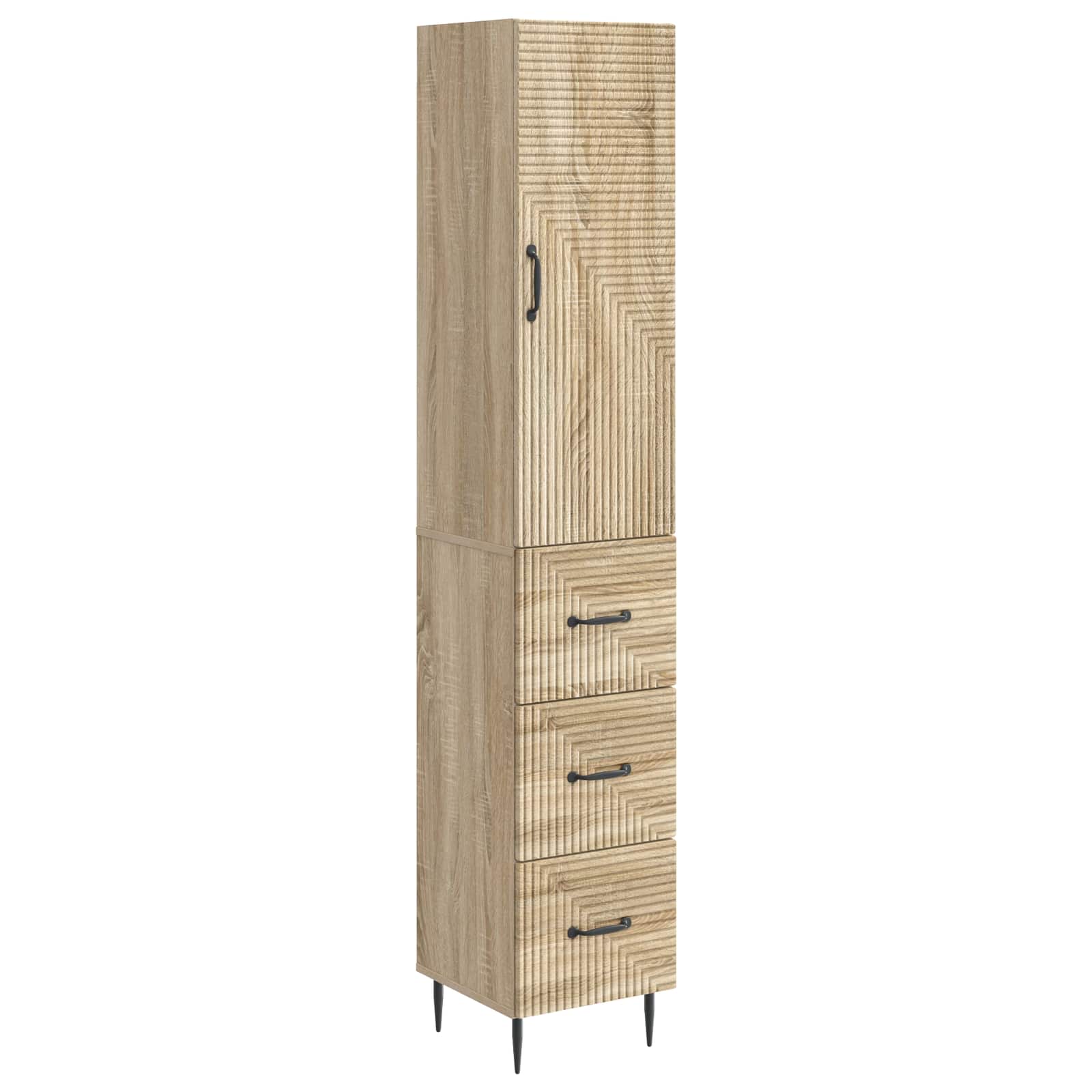 Ensemble de Meubles 2 pcs Chêne Sonoma 33 x 34,5 x 90 cm - XIOS