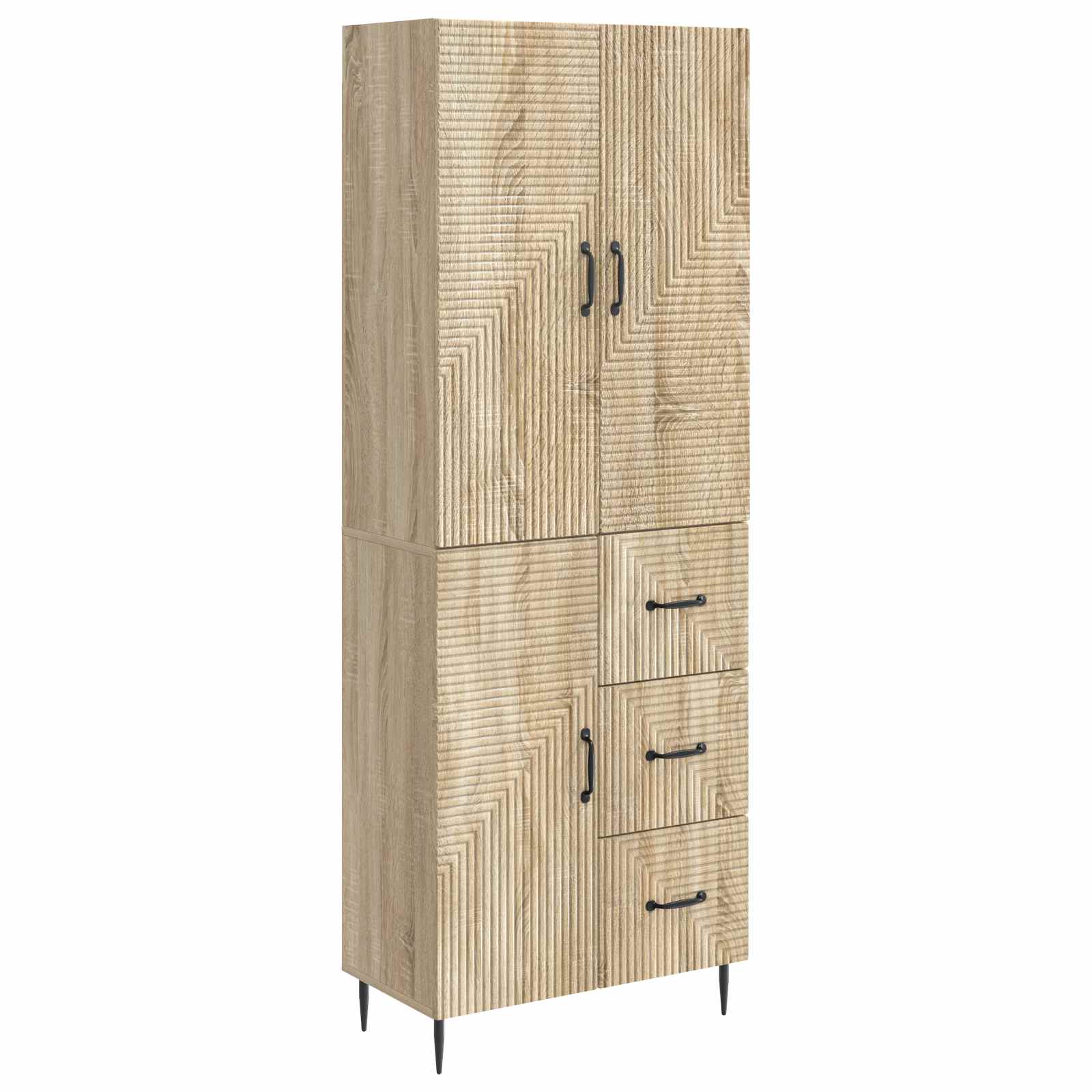 Ensemble de Meubles 2 pcs Chêne Sonoma 66 x 34,5 x 89,5 cm - XIOS