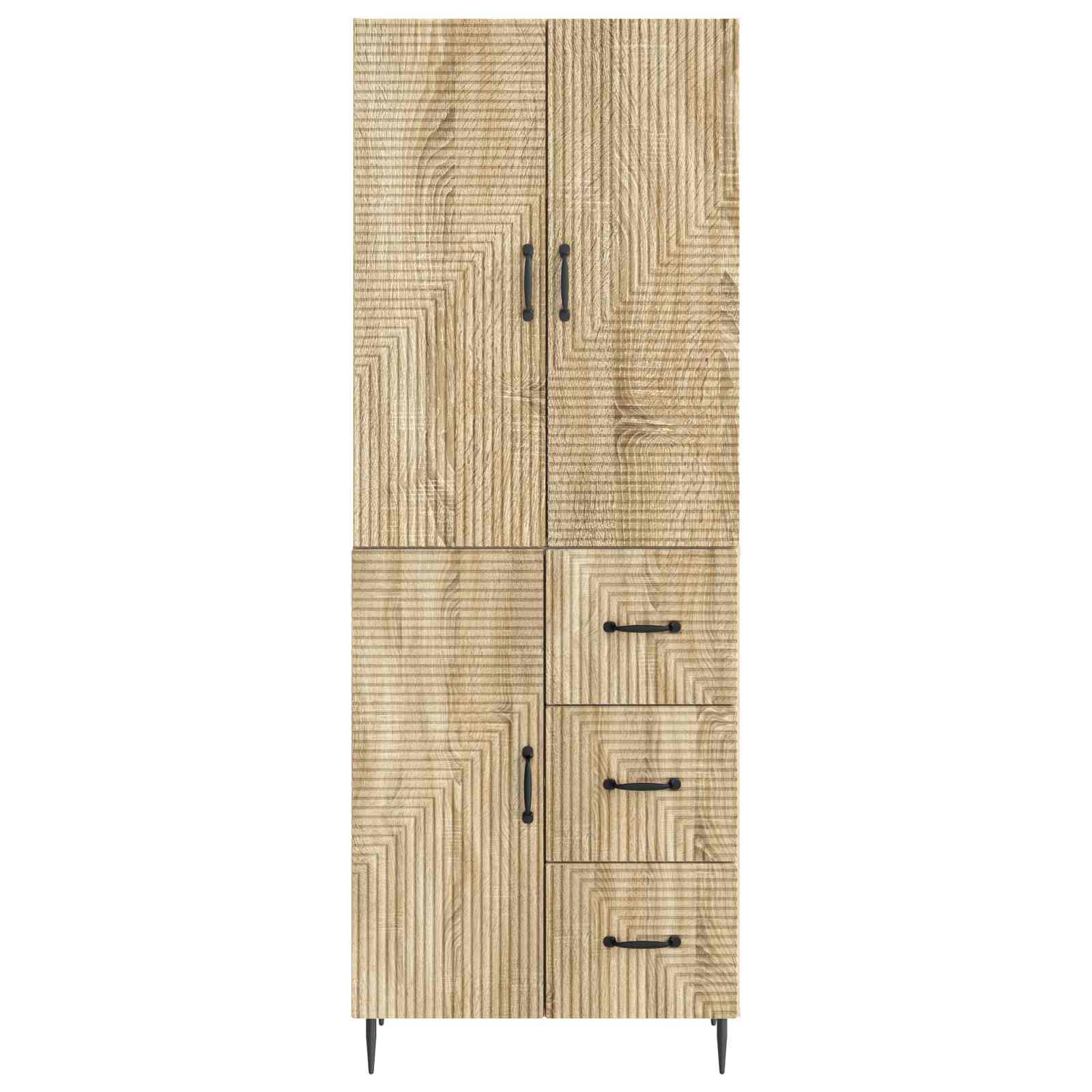 Ensemble de Meubles 2 pcs Chêne Sonoma 66 x 34,5 x 89,5 cm - XIOS