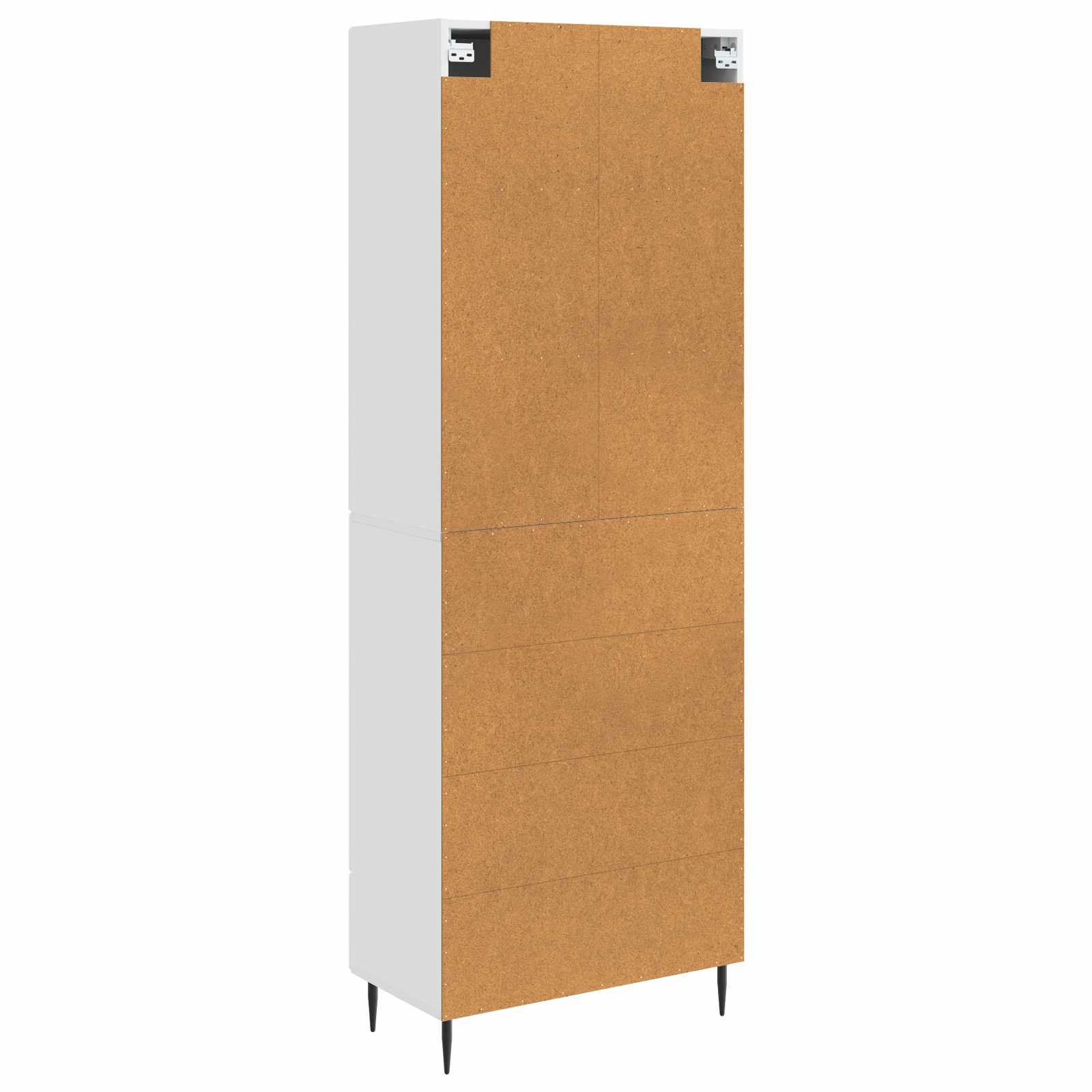 Ensemble de Meubles 2 pcs Blanc brillant 66 x 34,5 x 89,5 cm - XIOS