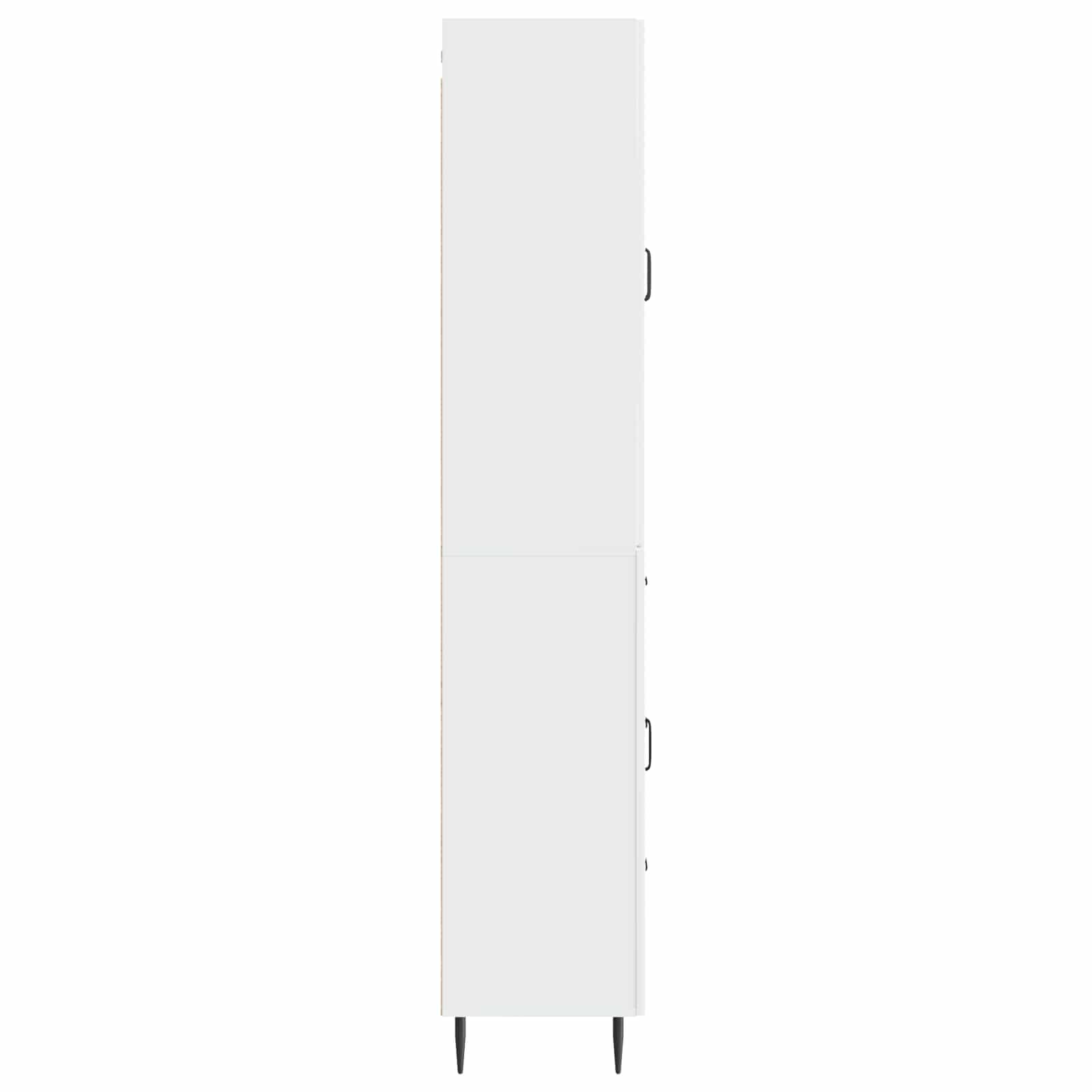 Ensemble de Meubles 2 pcs Blanc brillant 66 x 34,5 x 89,5 cm - XIOS