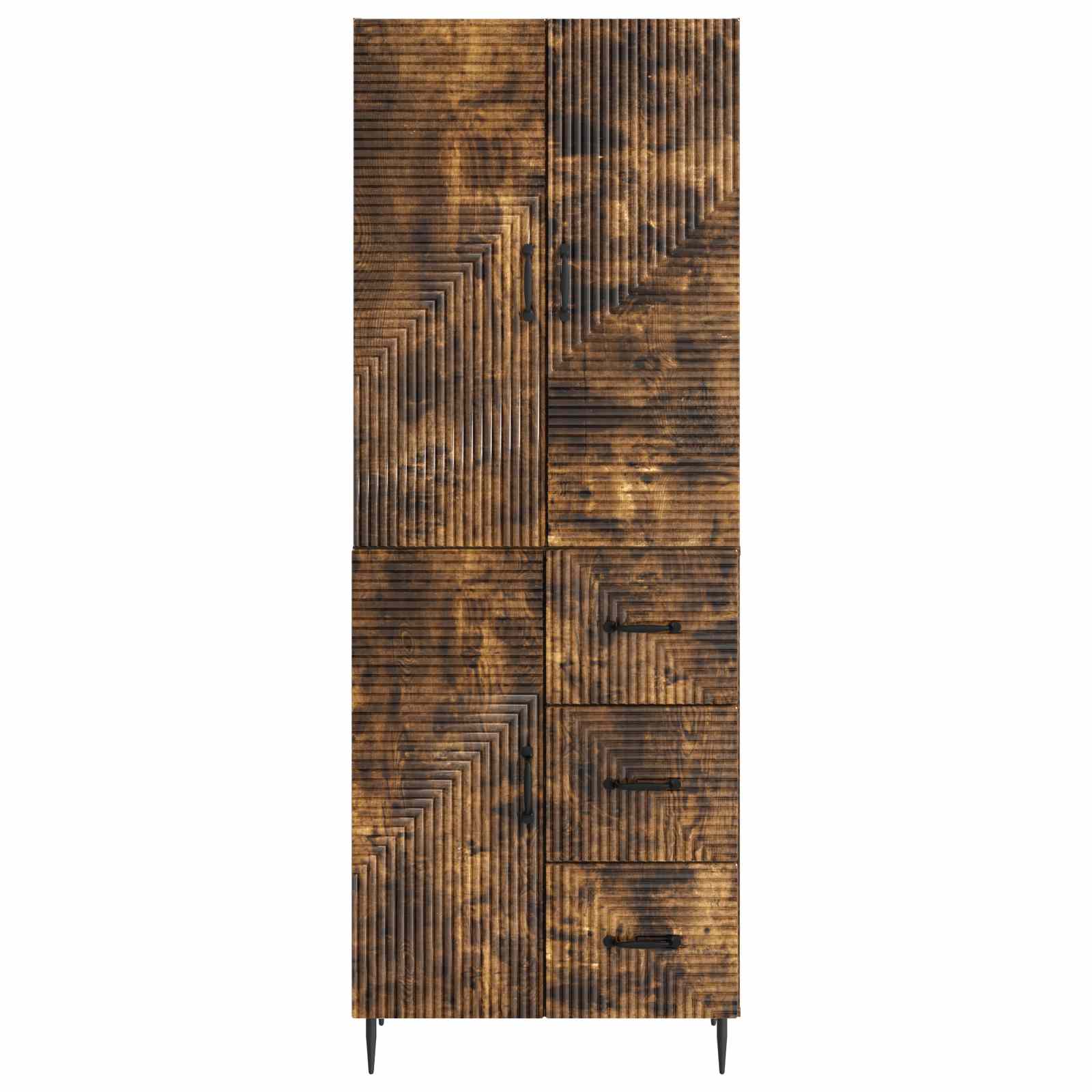 Ensemble de Meubles 2 pcs Chêne fumé 66 x 34,5 x 89,5 cm - XIOS