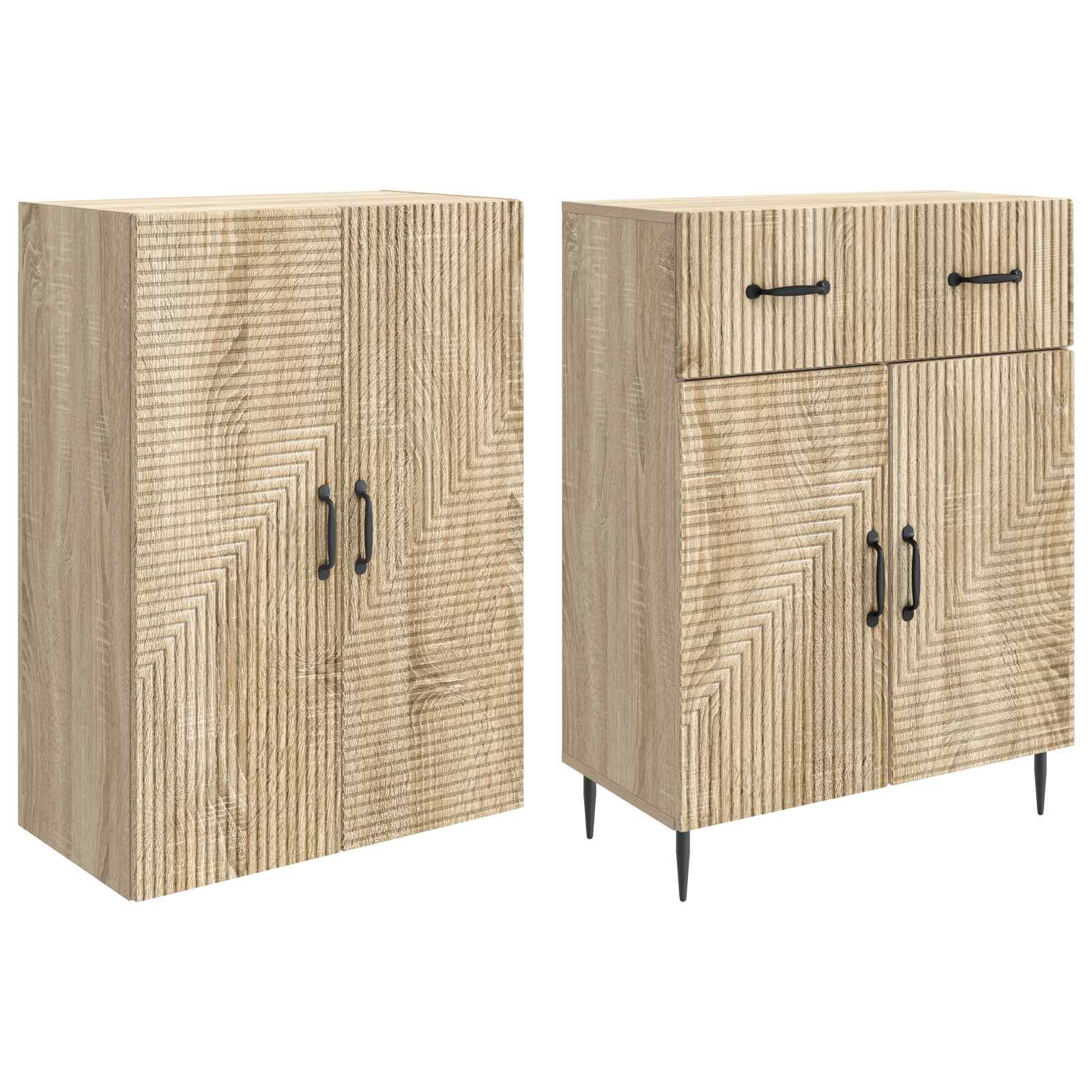 Ensemble de Meubles 2 pcs Chêne Sonoma 66 x 34,5 x 89,5 cm - XIOS