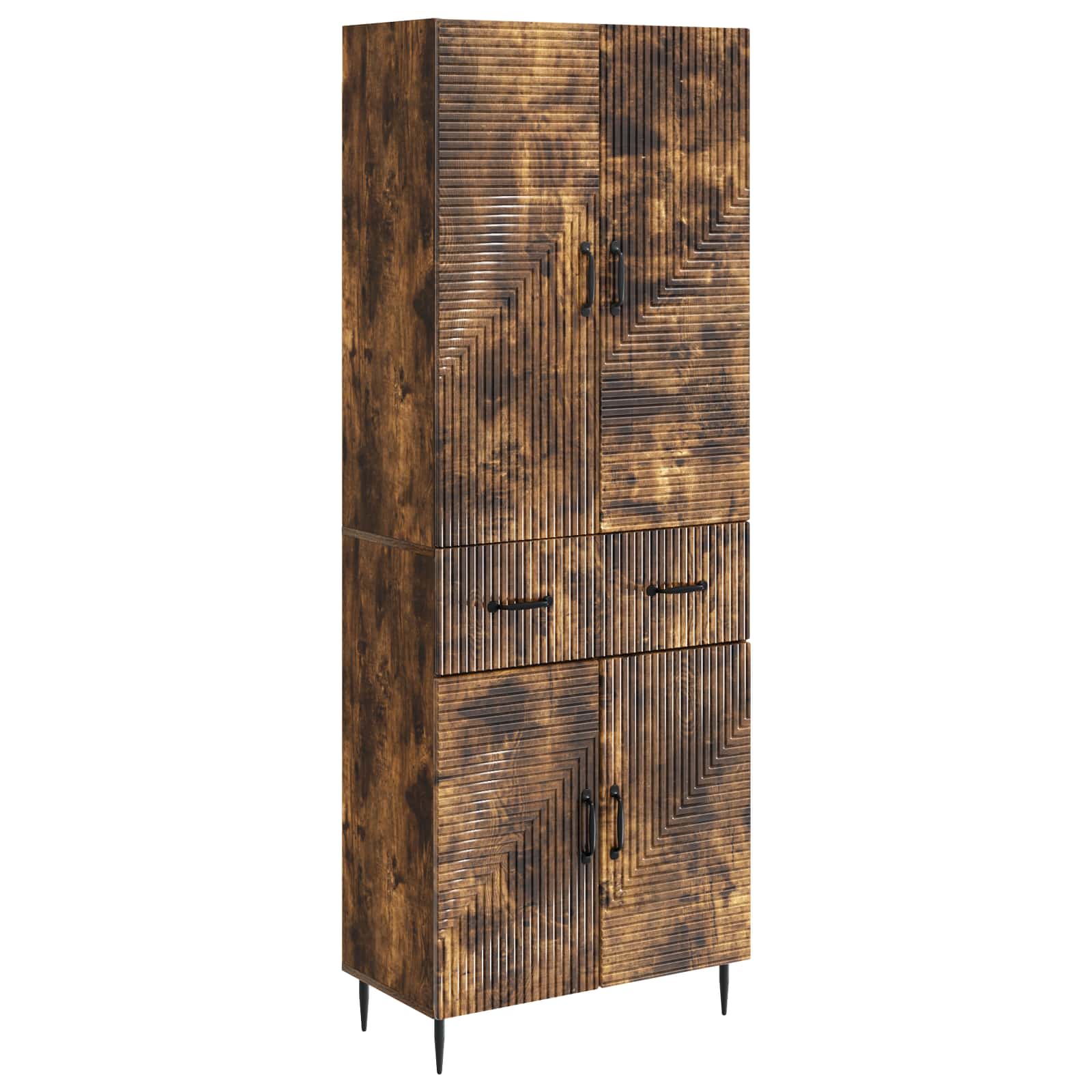 Ensemble de Meubles 2 pcs Chêne fumé 66 x 34,5 x 89,5 cm - XIOS
