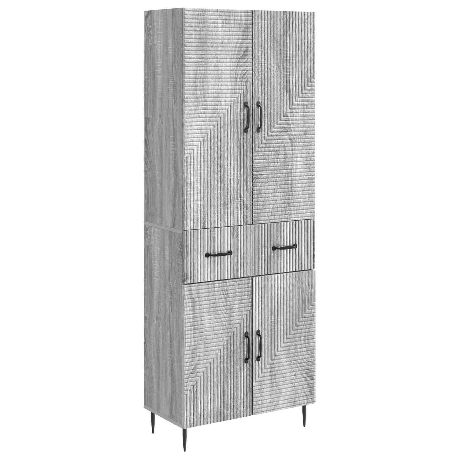 Ensemble de Meubles 2 pcs Sonoma gris 66 x 34,5 x 89,5 cm - XIOS