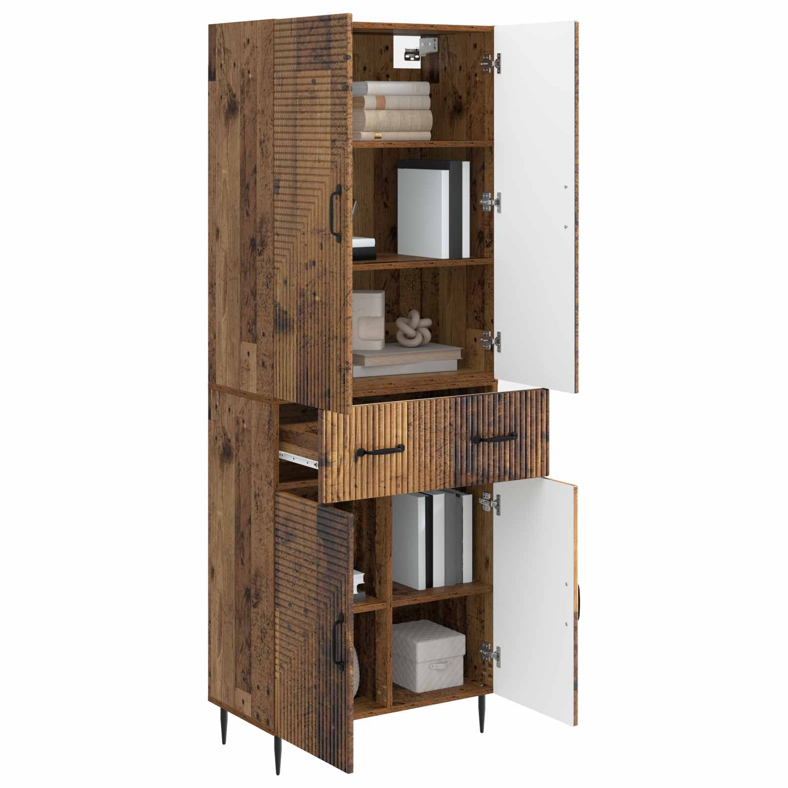 Ensemble de Meubles 2 pcs Bois ancien 66 x 34,5 x 89,5 cm - XIOS