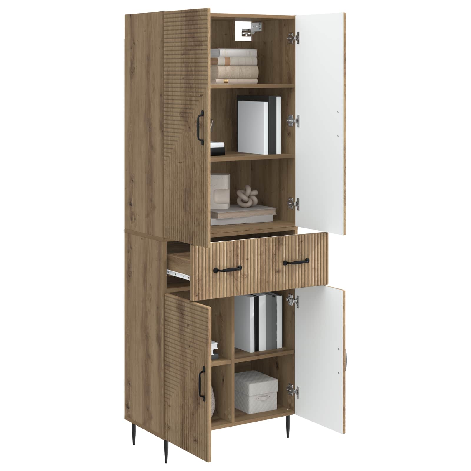 Ensemble de Meubles 2 pcs Chêne artisanal 66 x 34,5 x 89,5 cm - XIOS