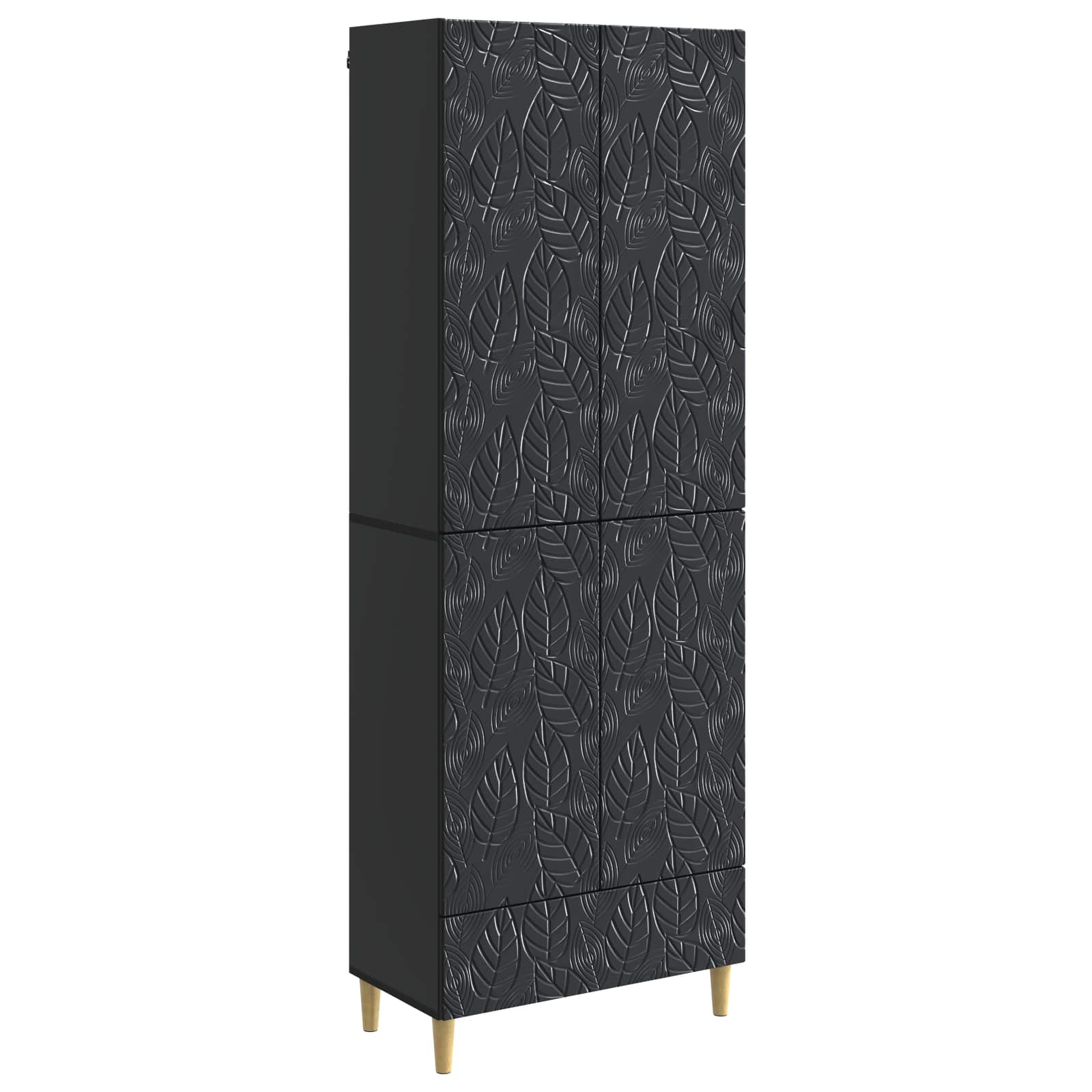 Ensemble de Meubles 2 pcs Noir Bois d'ingénierie - XIOS