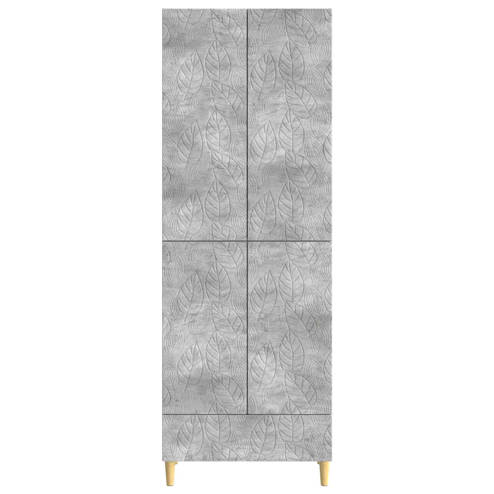 Ensemble de Meubles 2 pcs Gris béton Bois d'ingénierie - XIOS