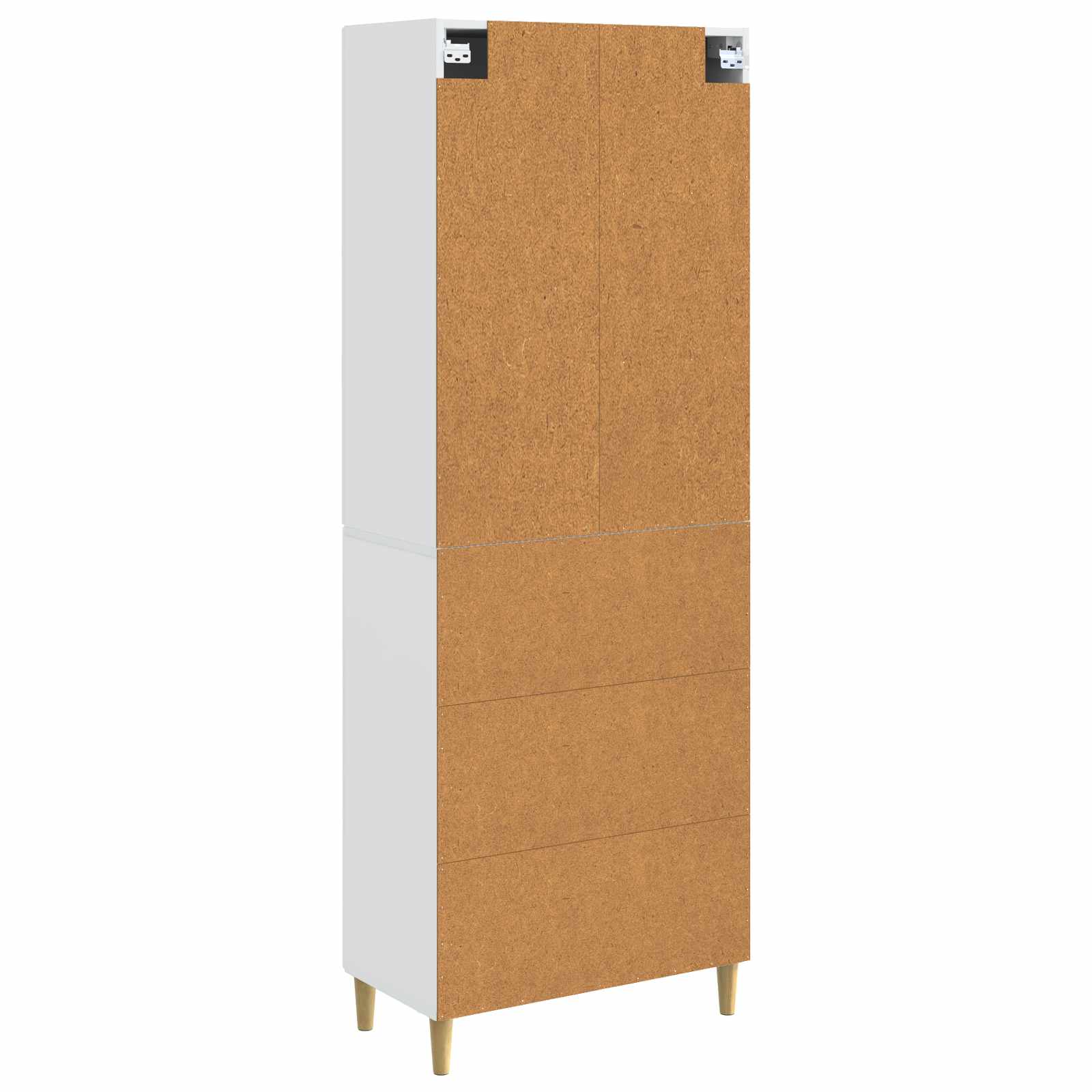 Ensemble de Meubles 2 pcs Blanc brillant Bois d'ingénierie - XIOS