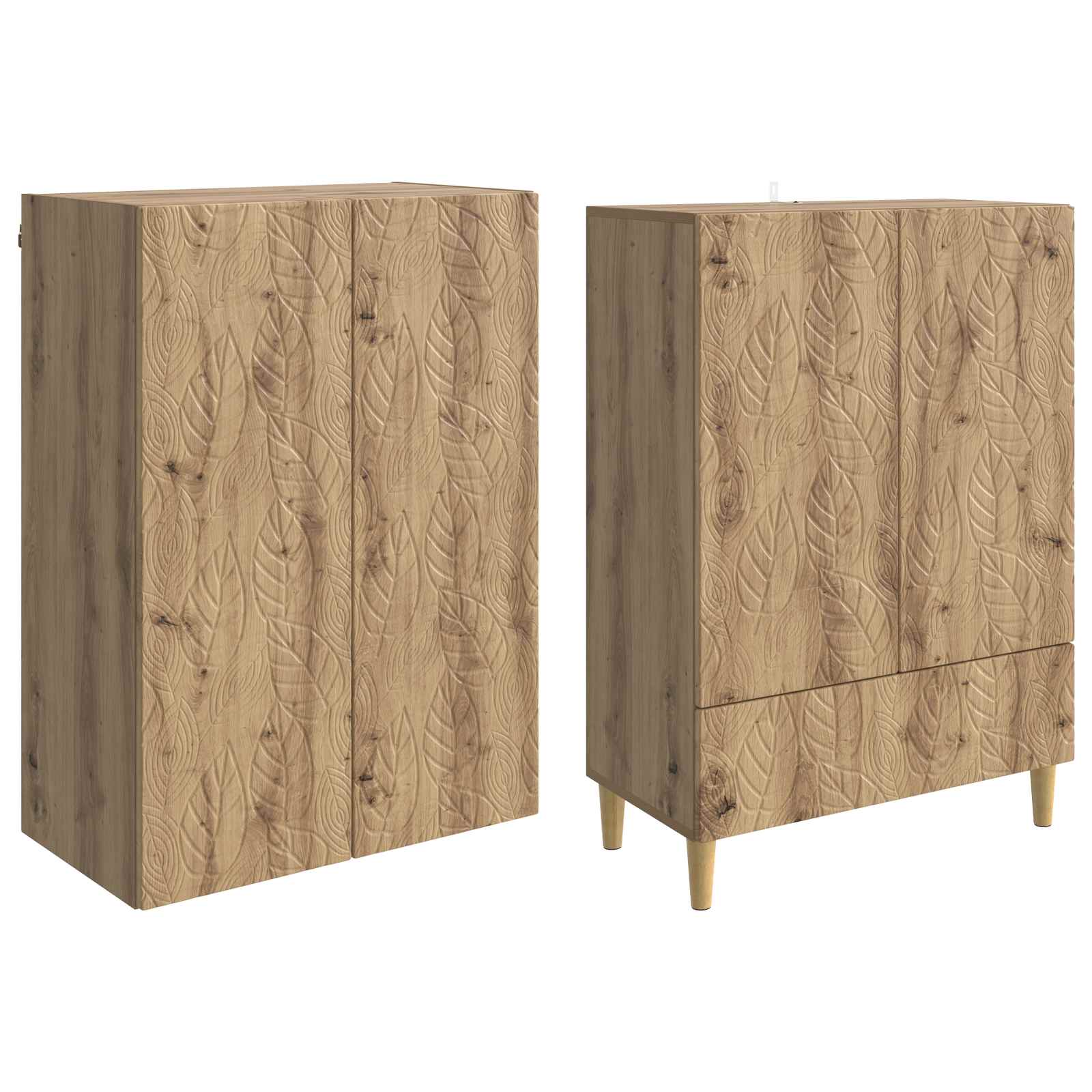 Ensemble de Meubles 2 pcs Chêne artisanal Bois d'ingénierie - XIOS