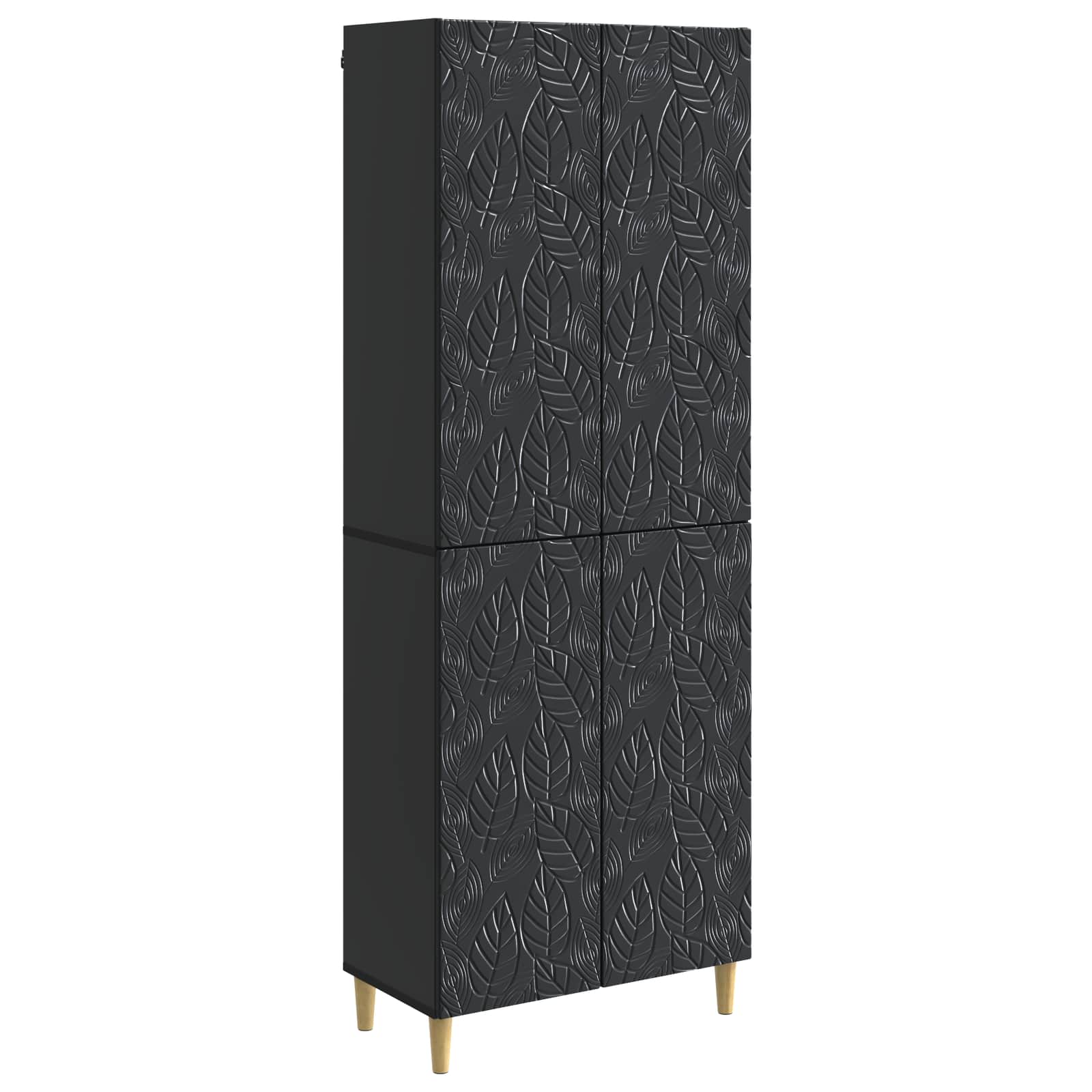 Ensemble de Meubles 2 pcs Noir Bois d'ingénierie - XIOS