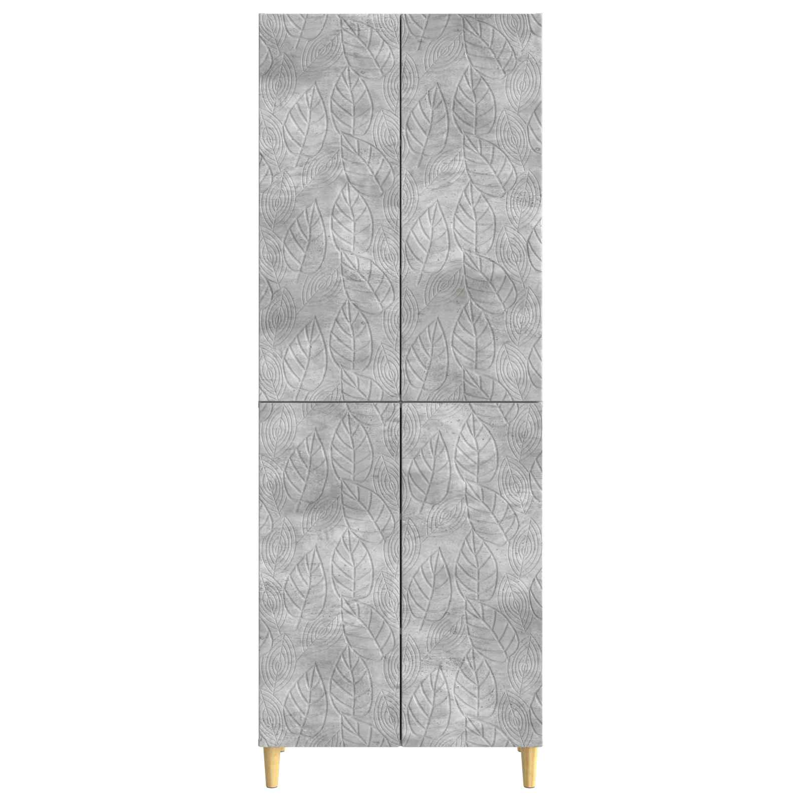 Ensemble de Meubles 2 pcs Gris béton Bois d'ingénierie - XIOS