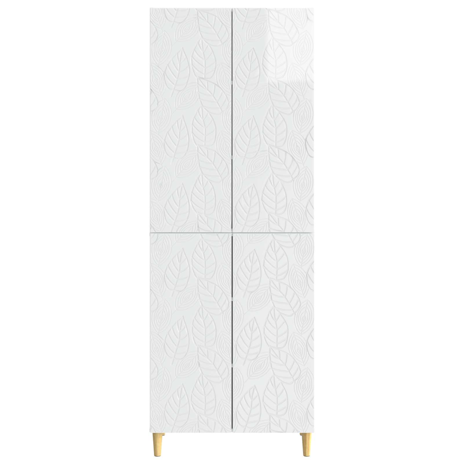 Ensemble de Meubles 2 pcs Blanc brillant Bois d'ingénierie - XIOS