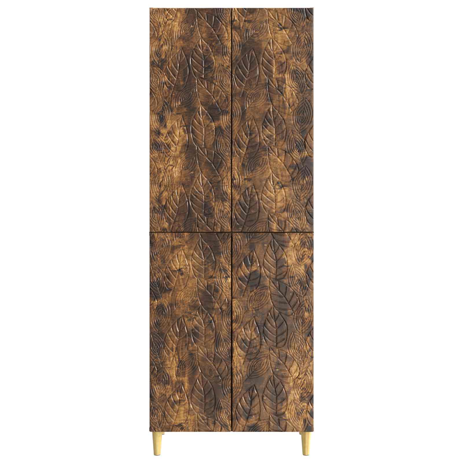 Ensemble de Meubles 2 pcs Chêne fumé Bois d'ingénierie - XIOS