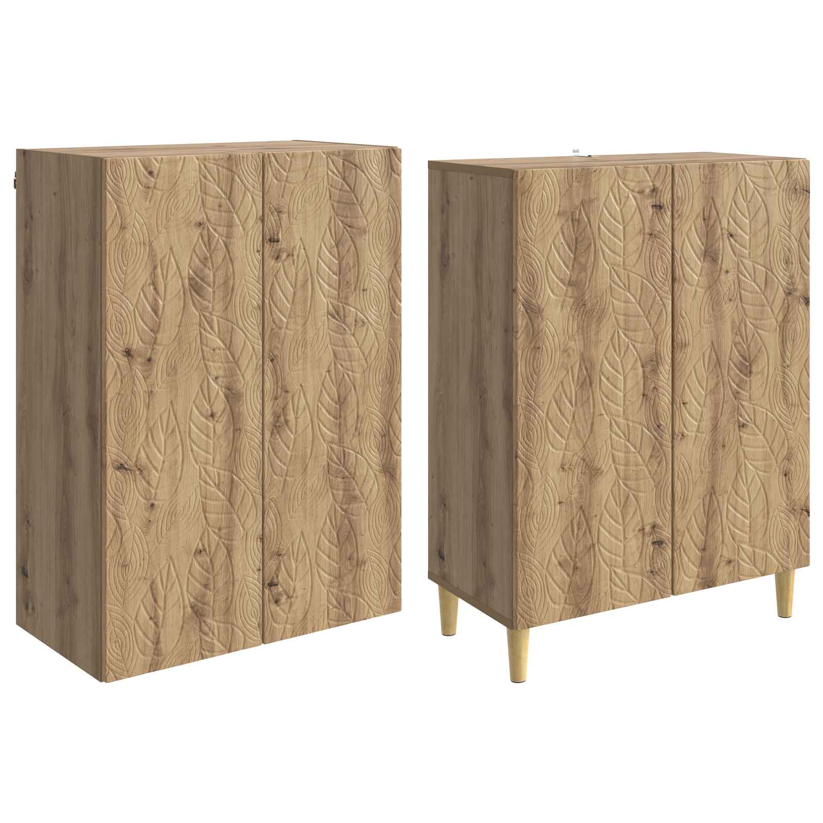Ensemble de Meubles 2 pcs Chêne artisanal Bois d'ingénierie - XIOS