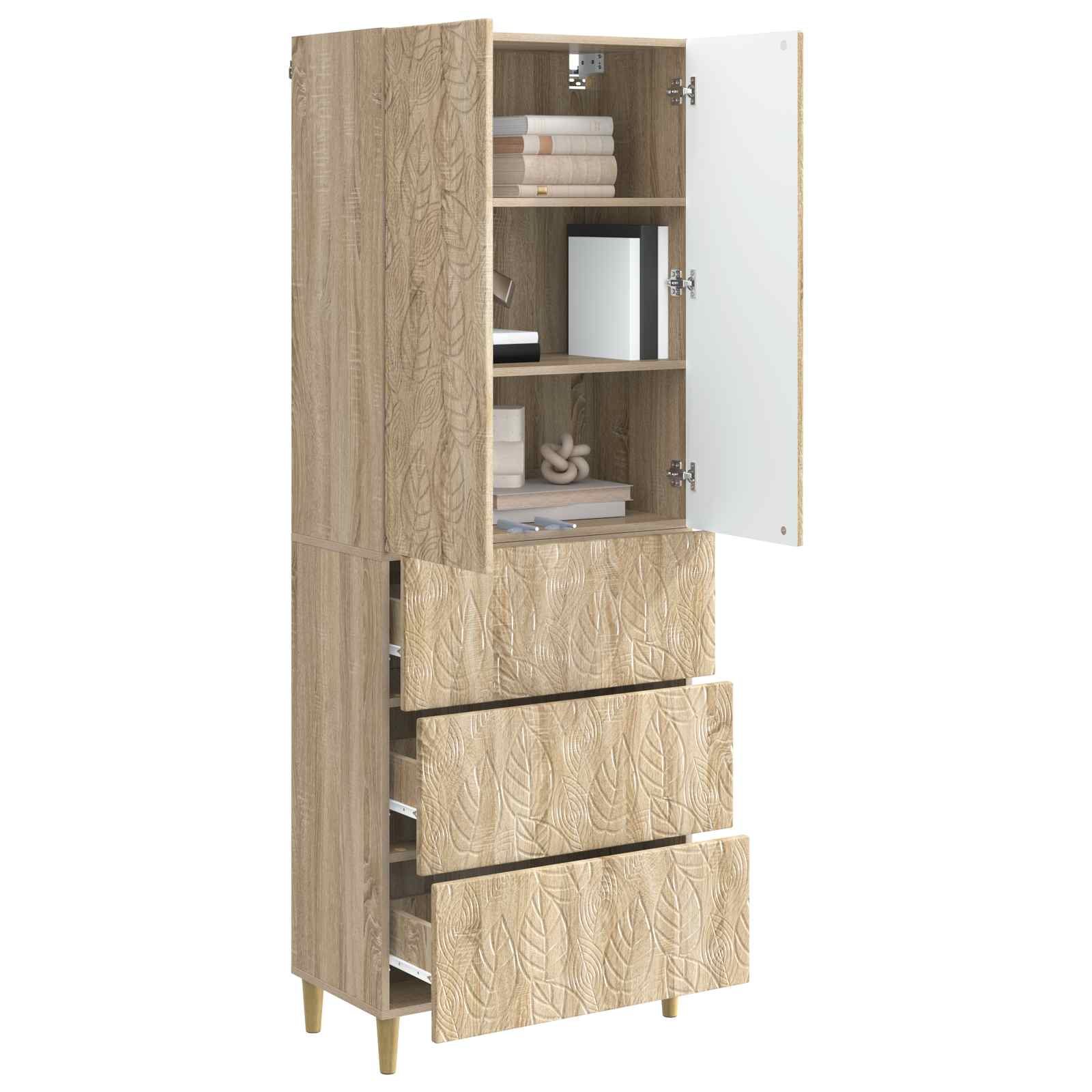 Ensemble de Meubles 2 pcs Chêne Sonoma 66 x 34,5 x 90 cm - XIOS
