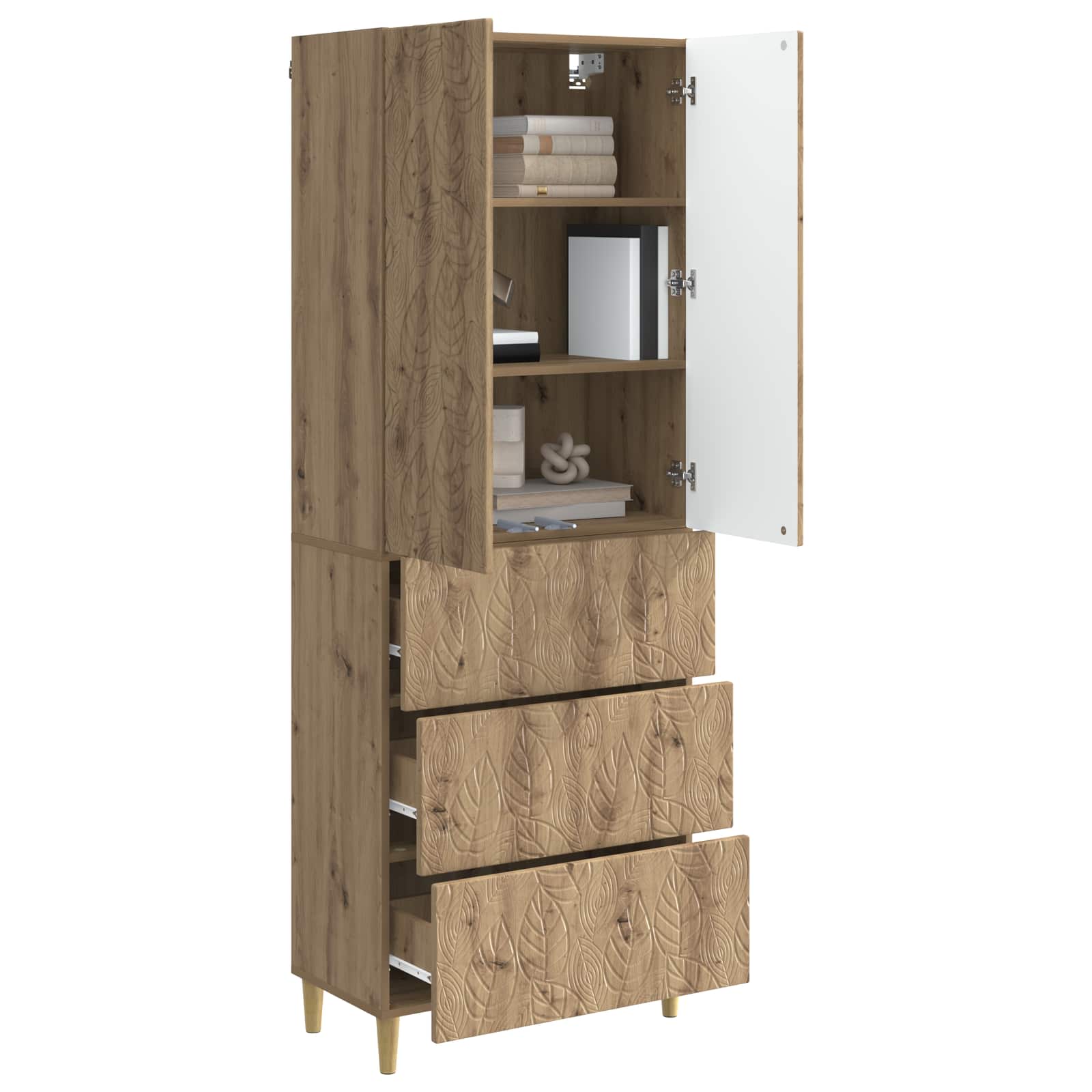 Ensemble de Meubles 2 pcs Chêne artisanal 66 x 34,5 x 90 cm - XIOS