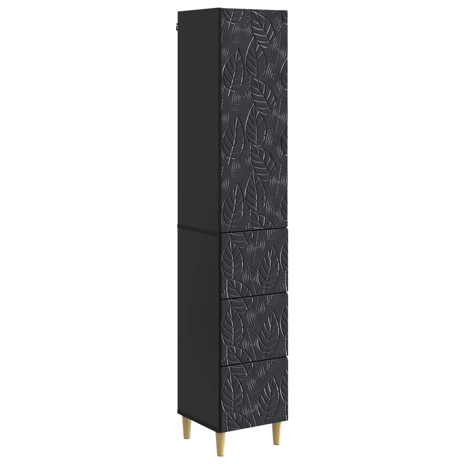 Ensemble de Meubles 2 pcs Noir 33 x 34,5 x 90 cm - XIOS
