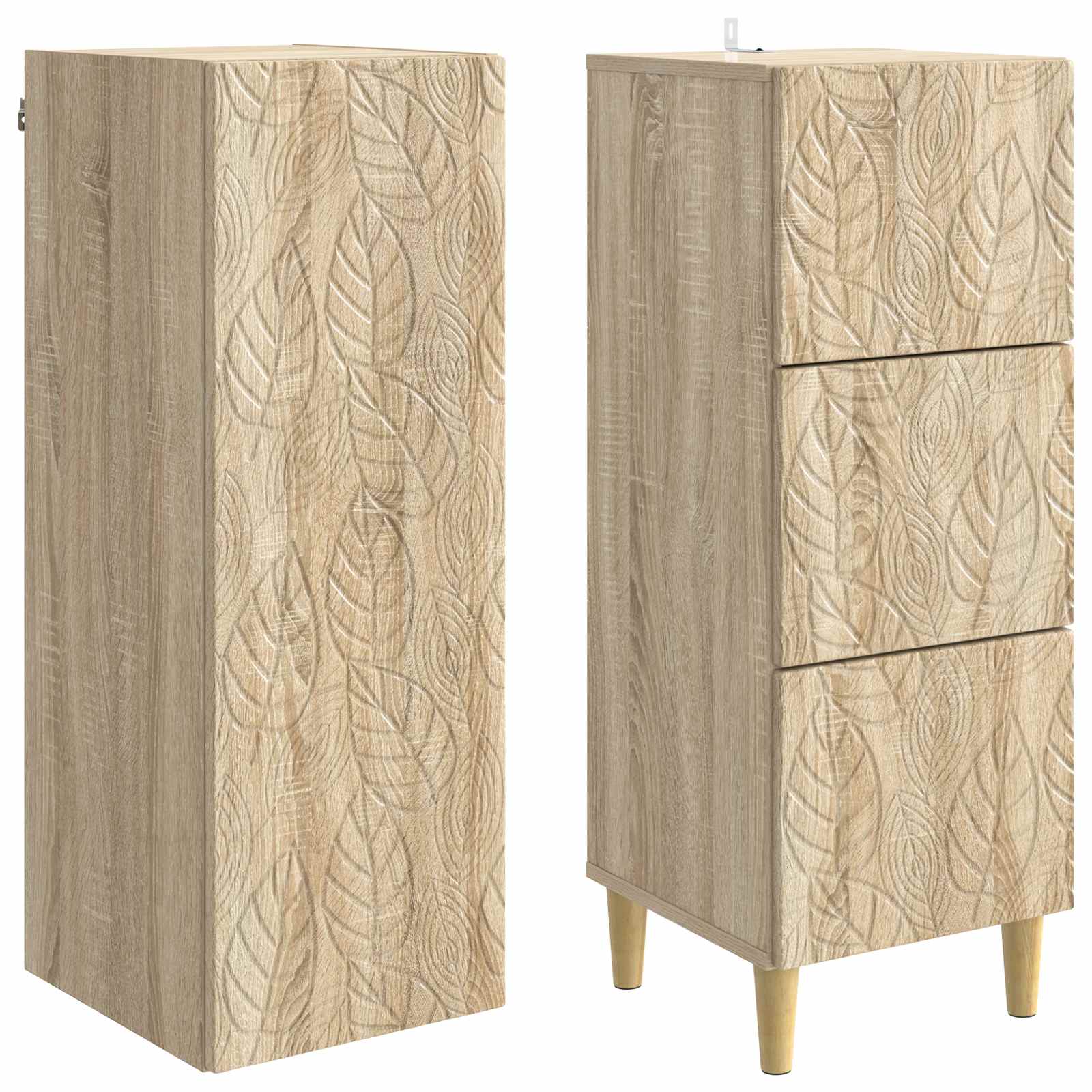 Ensemble de Meubles 2 pcs Chêne Sonoma 33 x 34,5 x 90 cm - XIOS