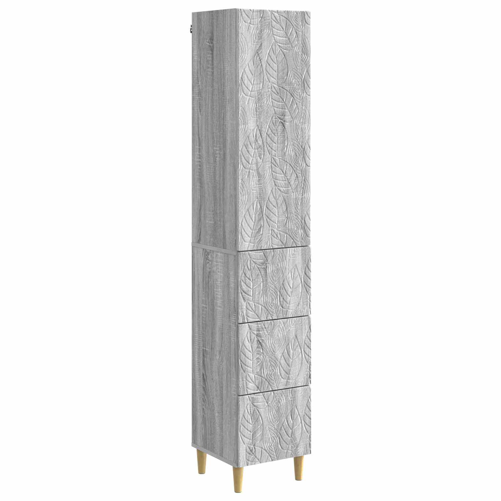 Ensemble de Meubles 2 pcs Sonoma gris 33 x 34,5 x 90 cm - XIOS