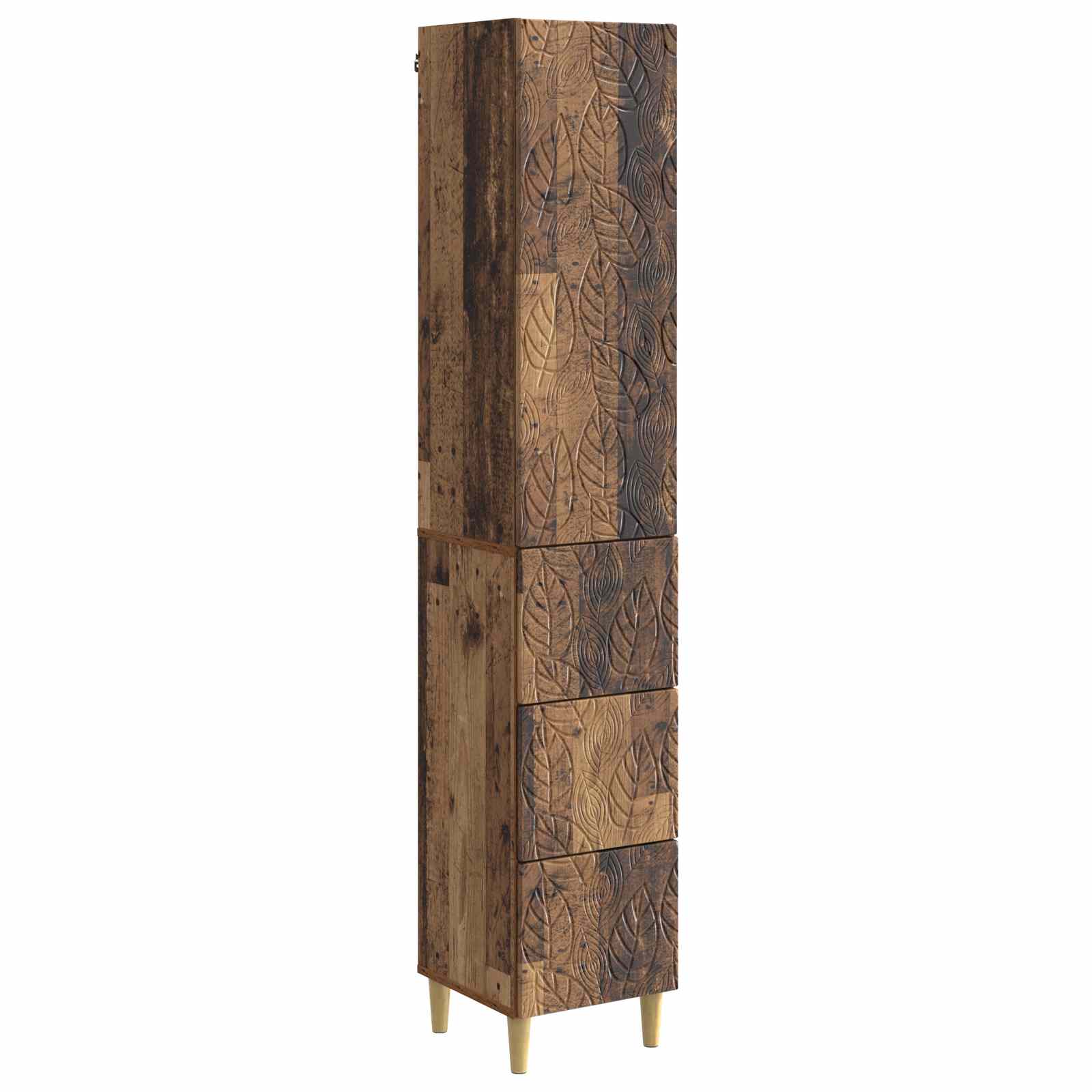 Ensemble de Meubles 2 pcs Bois ancien 33 x 34,5 x 90 cm - XIOS