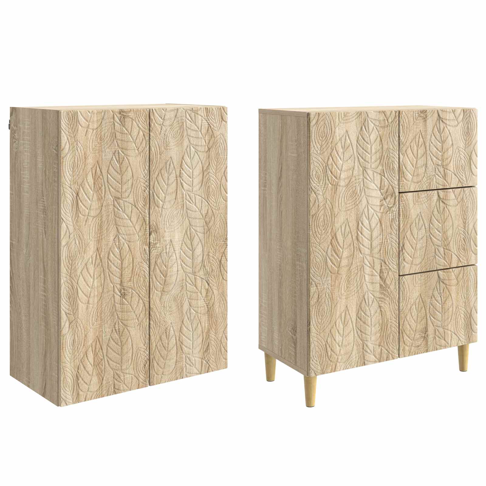 2 pcs Chêne Sonoma - XIOS