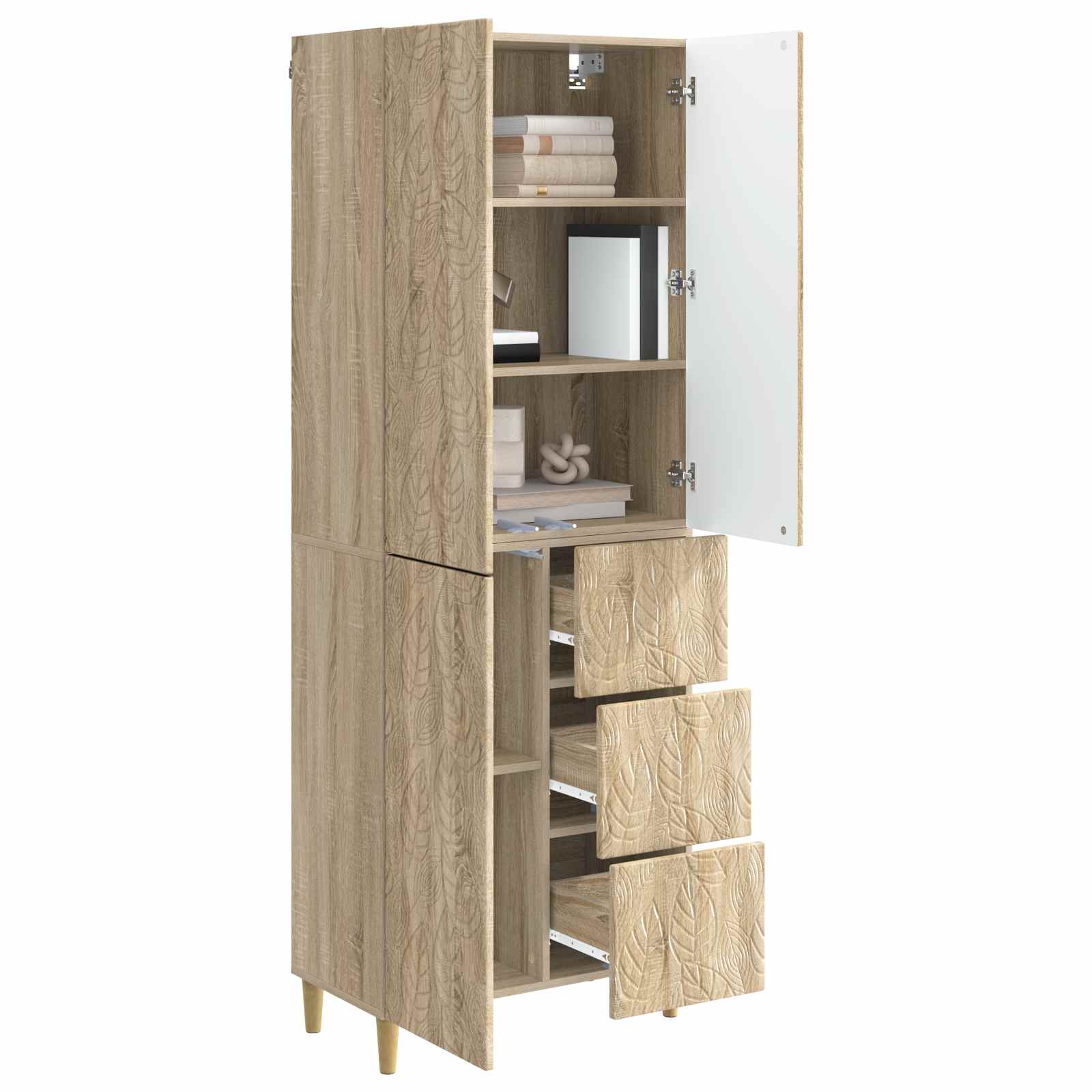2 pcs Chêne Sonoma - XIOS