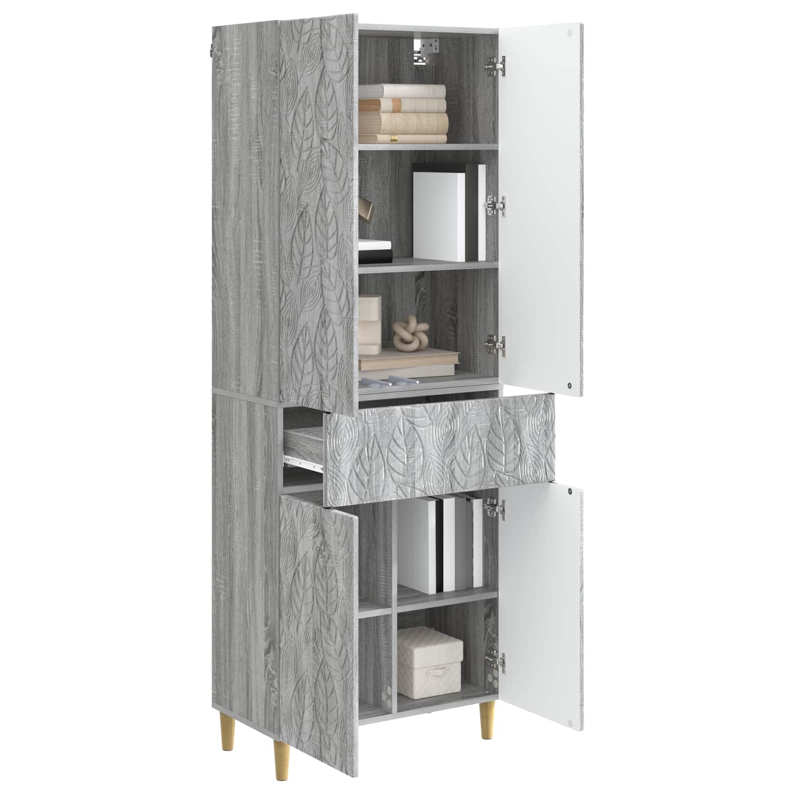 Ensemble de Meubles 2 pcs Sonoma gris Bois d'ingénierie - XIOS