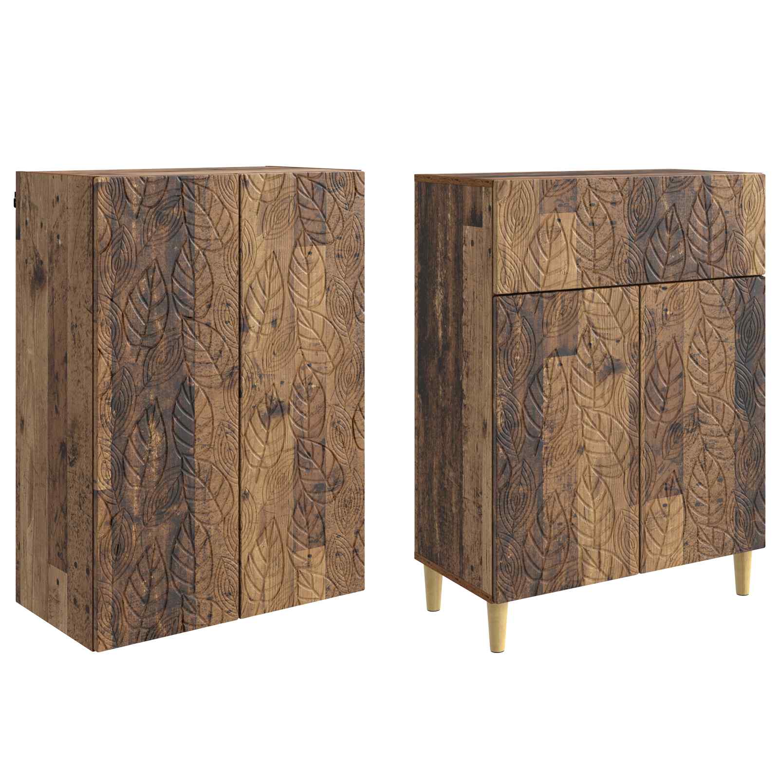 Ensemble de Meubles 2 pcs Bois ancien Bois d'ingénierie - XIOS