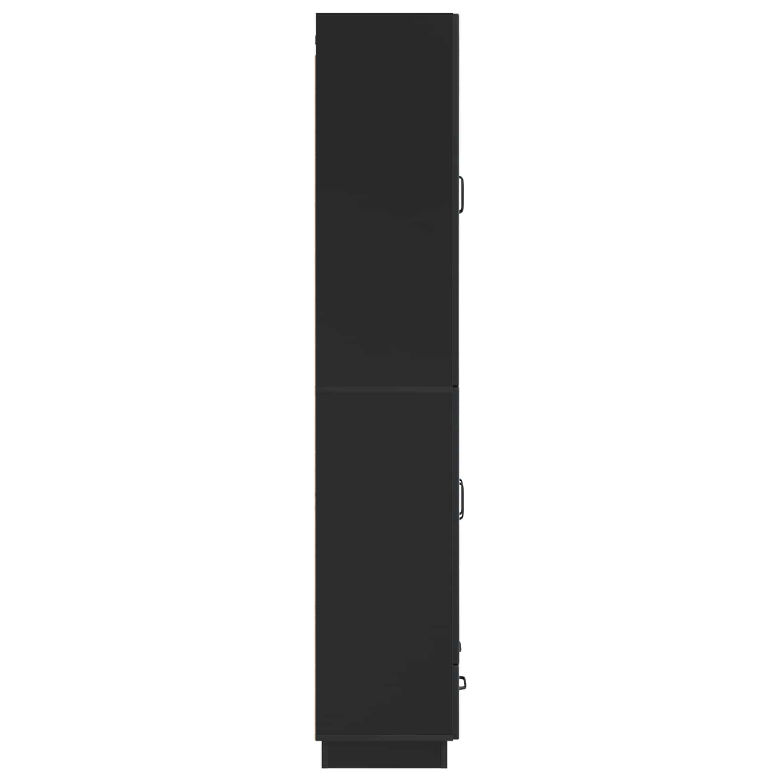 Ensemble de Meubles 2 pcs Noir Bois d'ingénierie - XIOS