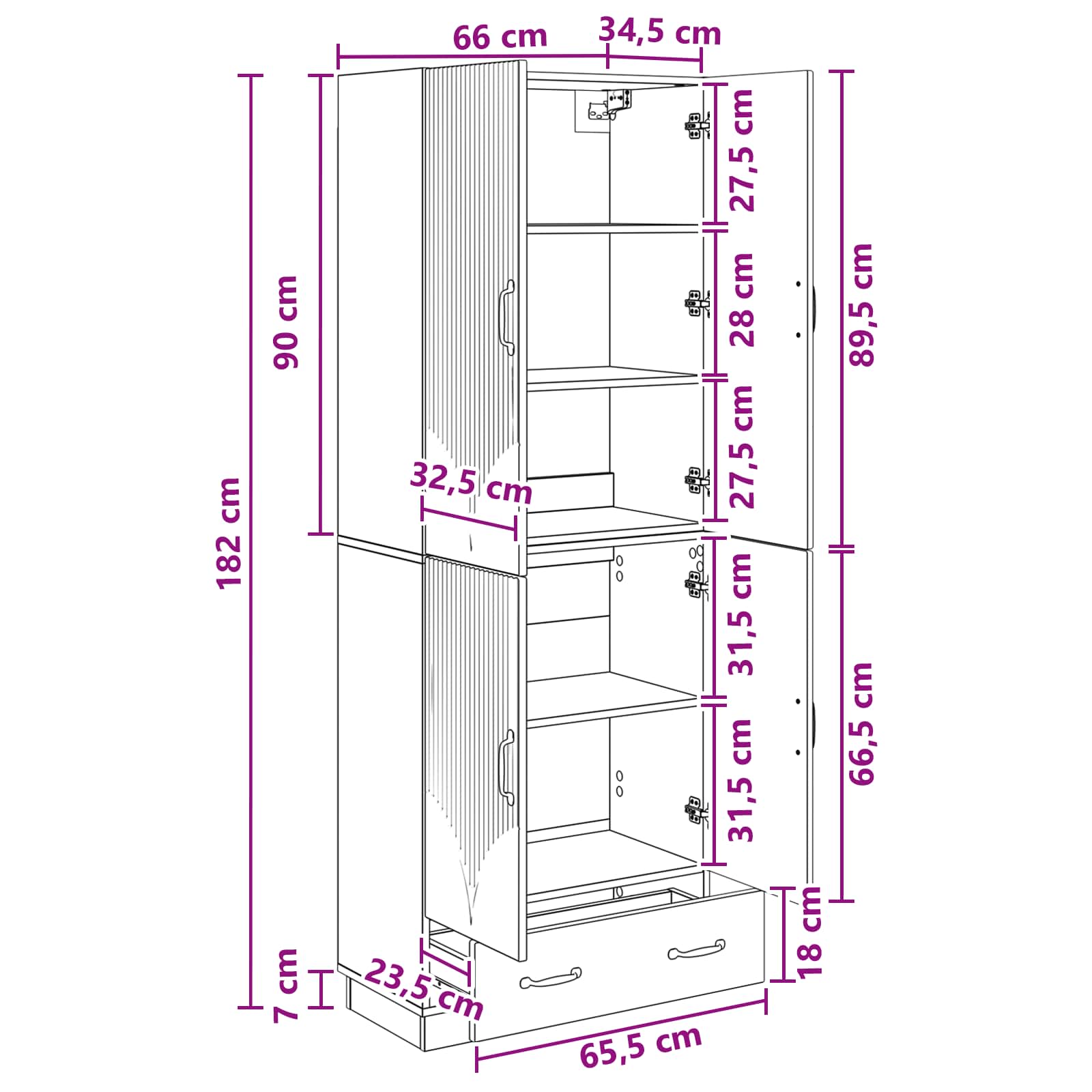 Ensemble de Meubles 2 pcs Chêne fumé Bois d'ingénierie - XIOS