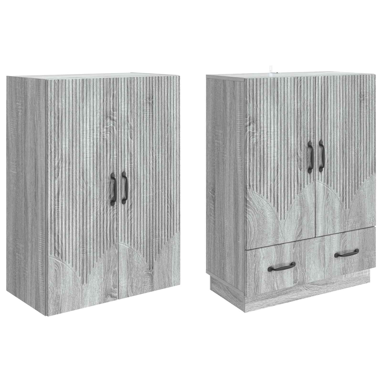 Ensemble de Meubles 2 pcs Sonoma gris Bois d'ingénierie - XIOS